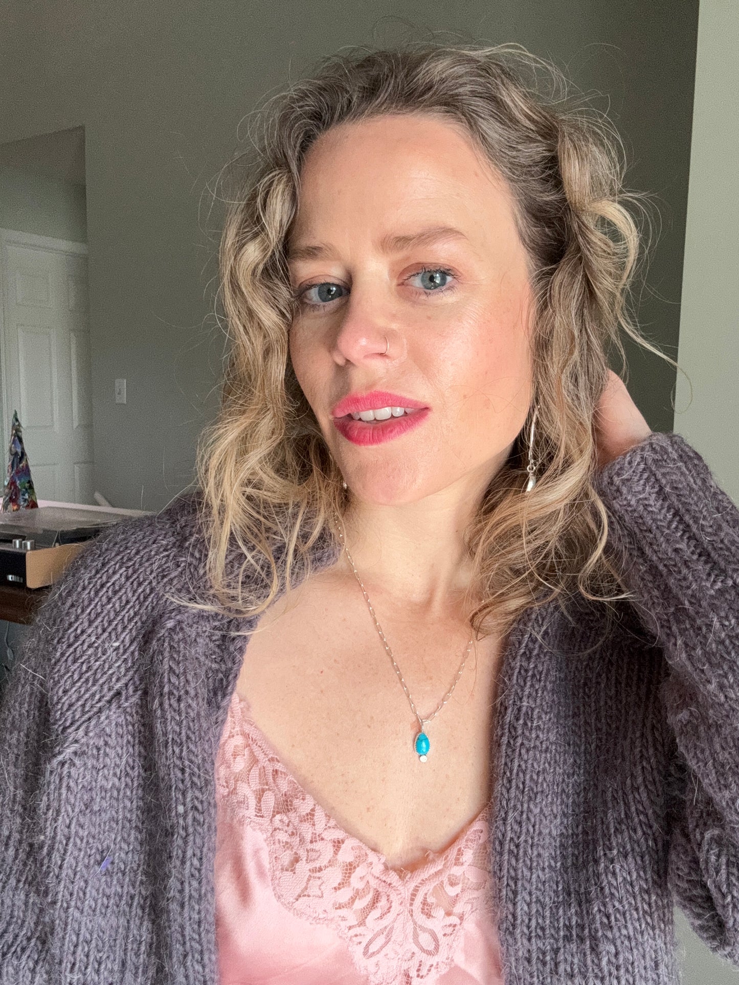 Turquoise Dainty Drop - no.3