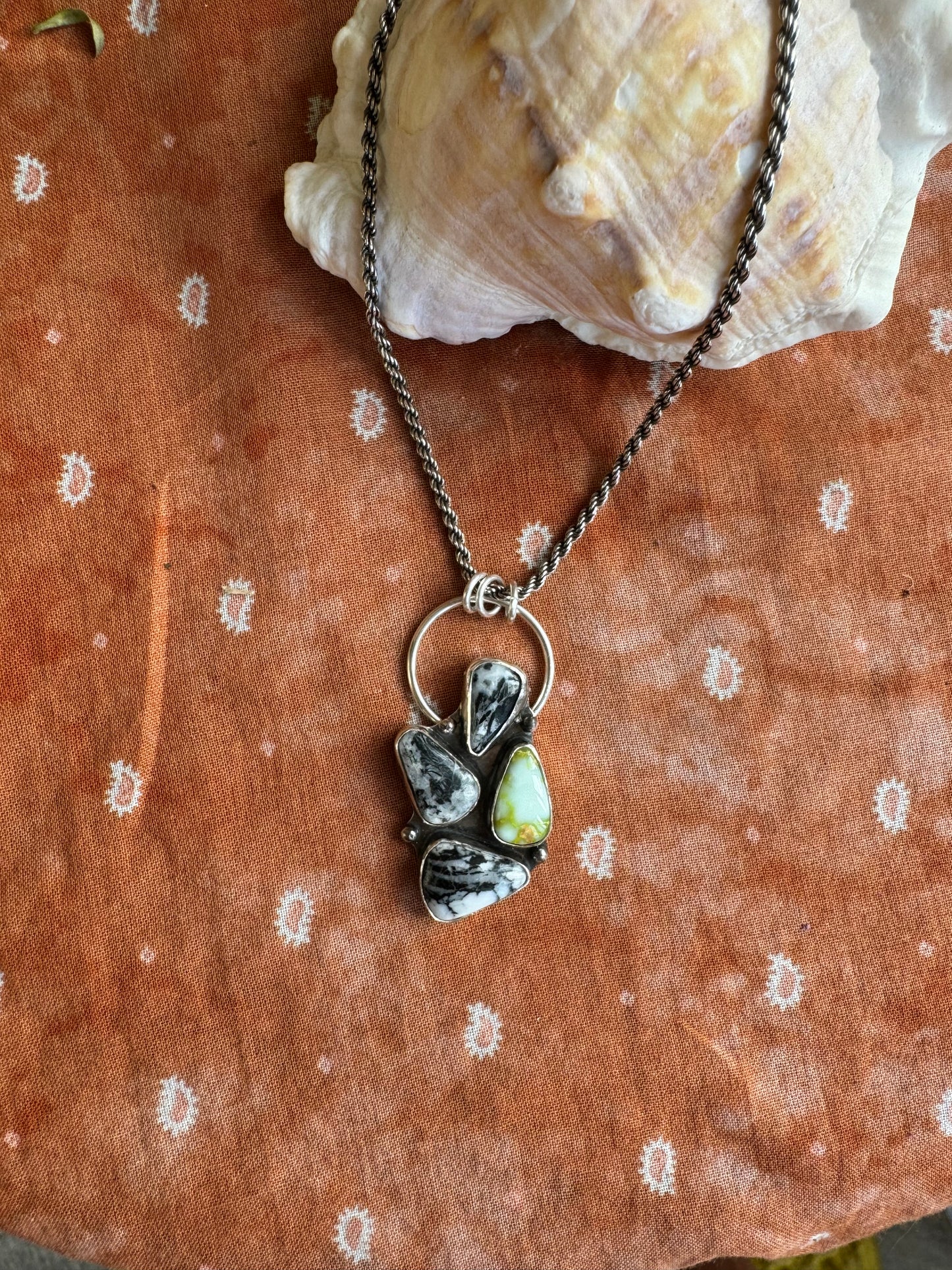 Floret Tuquoise Statement Necklace no.2