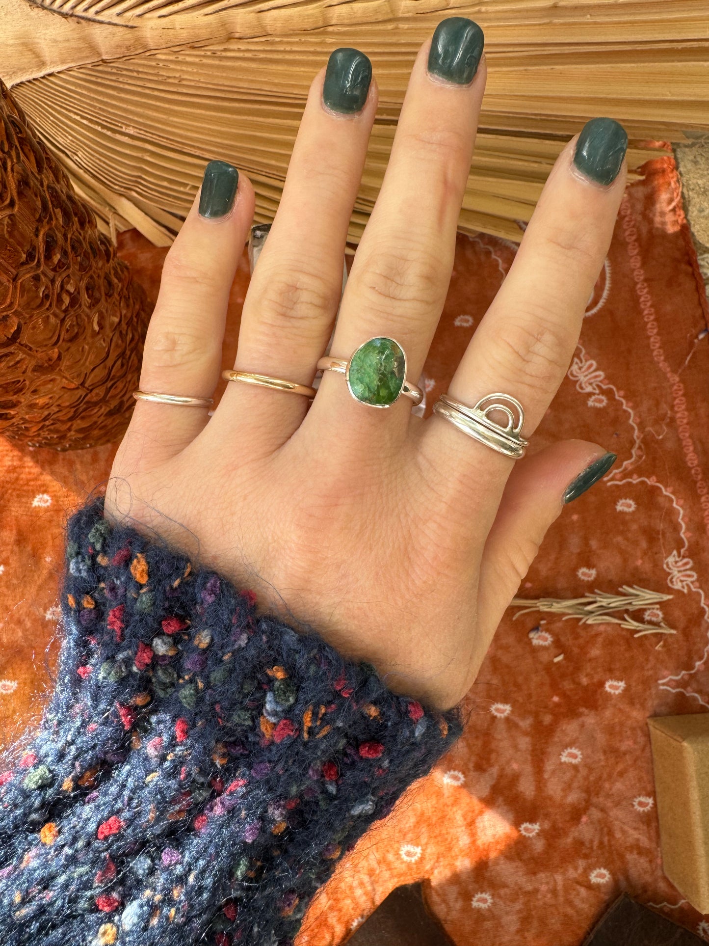Tyrone Turquoise Ring - size 7 1/2