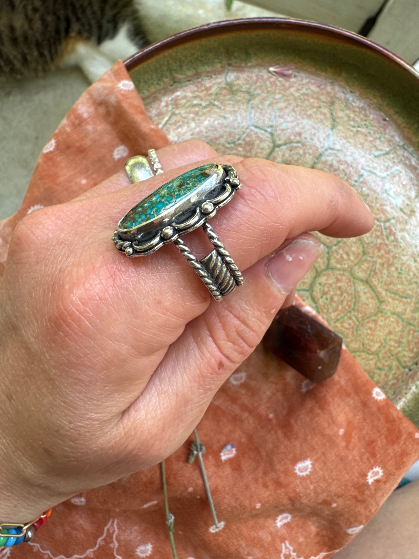 Catalina Turquoise Ring - Size 8 1/2