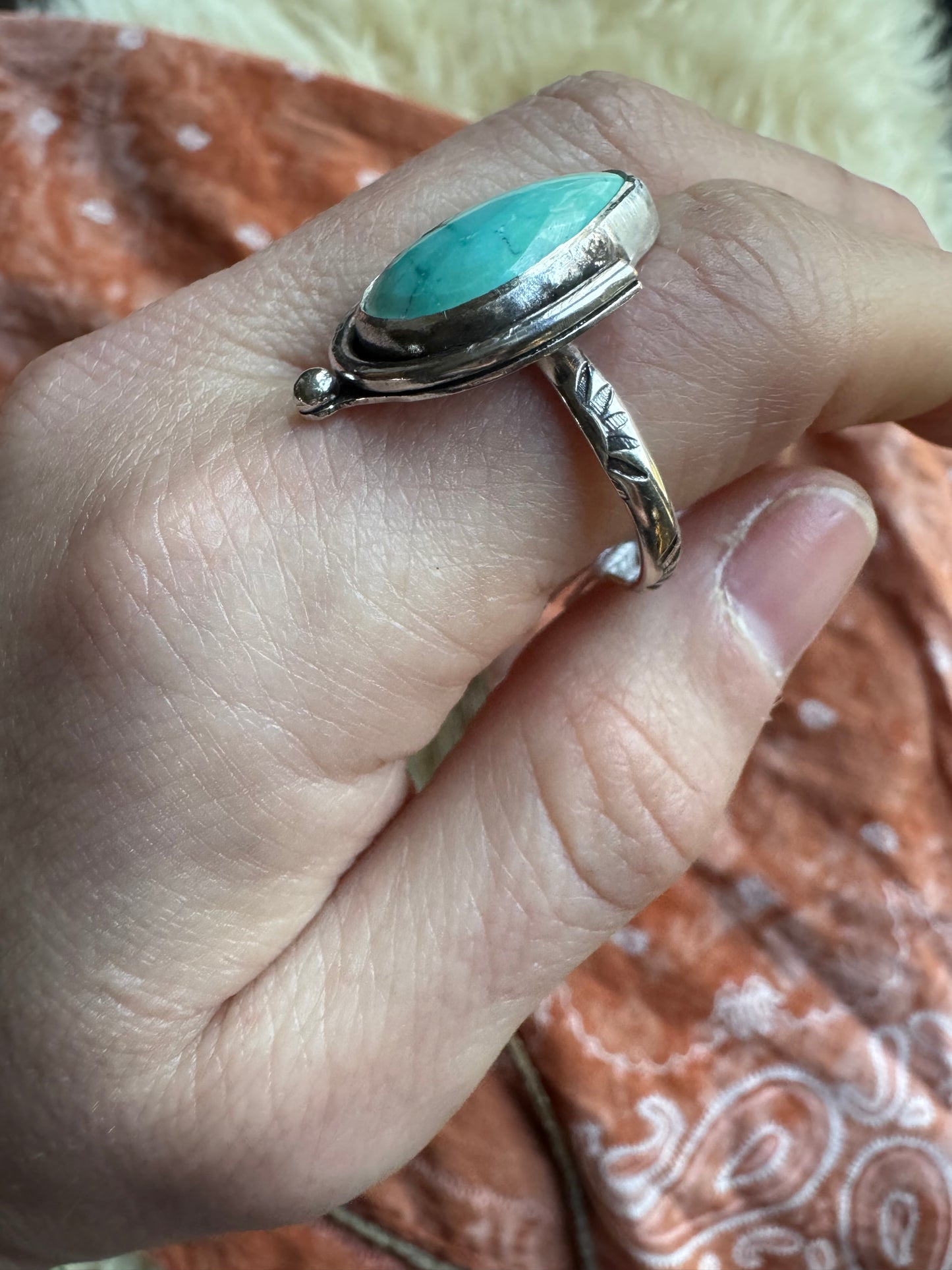 Sierra Bella Turquoise Ring - Size 10