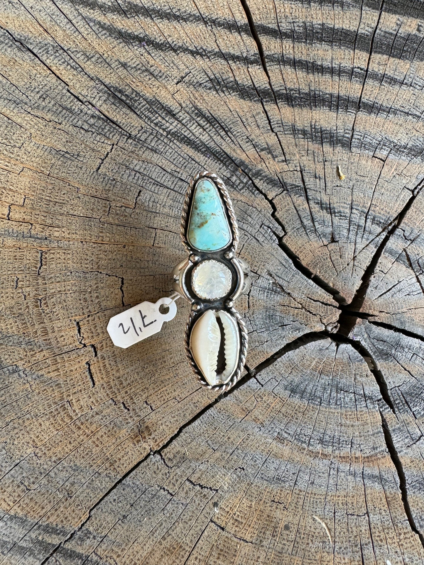 Moonstone Statement Ring - Size 7 1/2