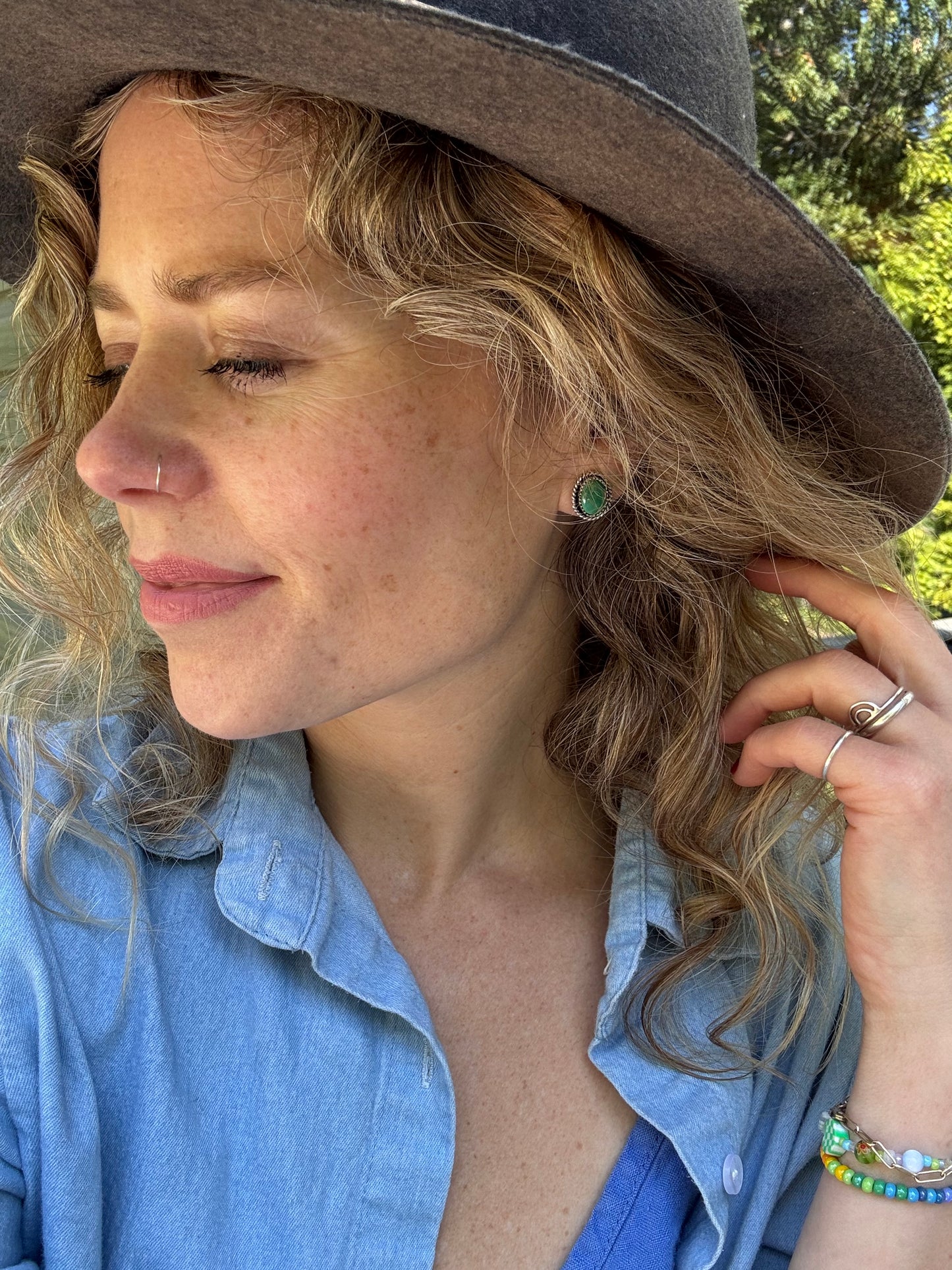 Verde Valley Turquoise Studs