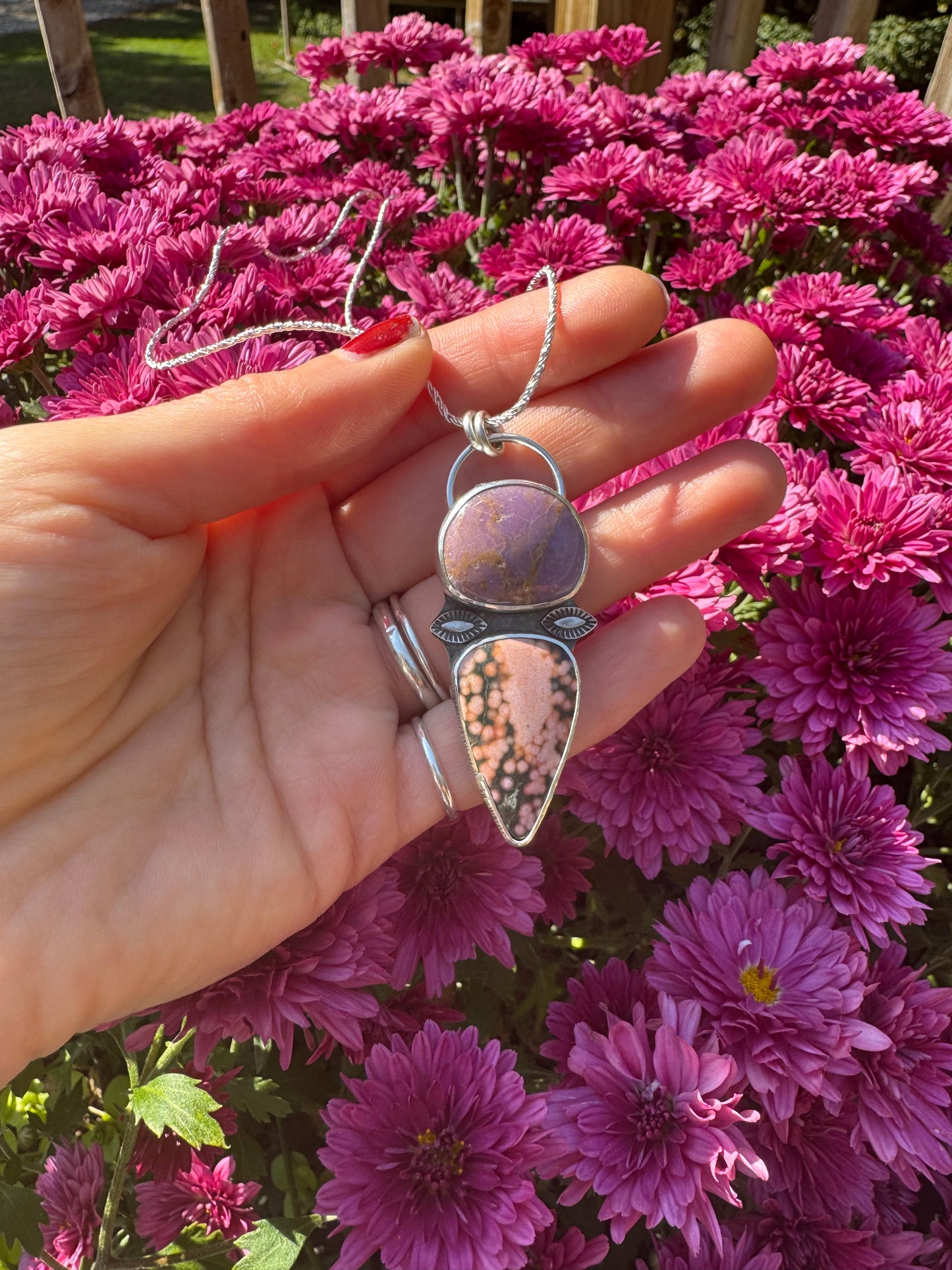 Pink & Purple Pendant