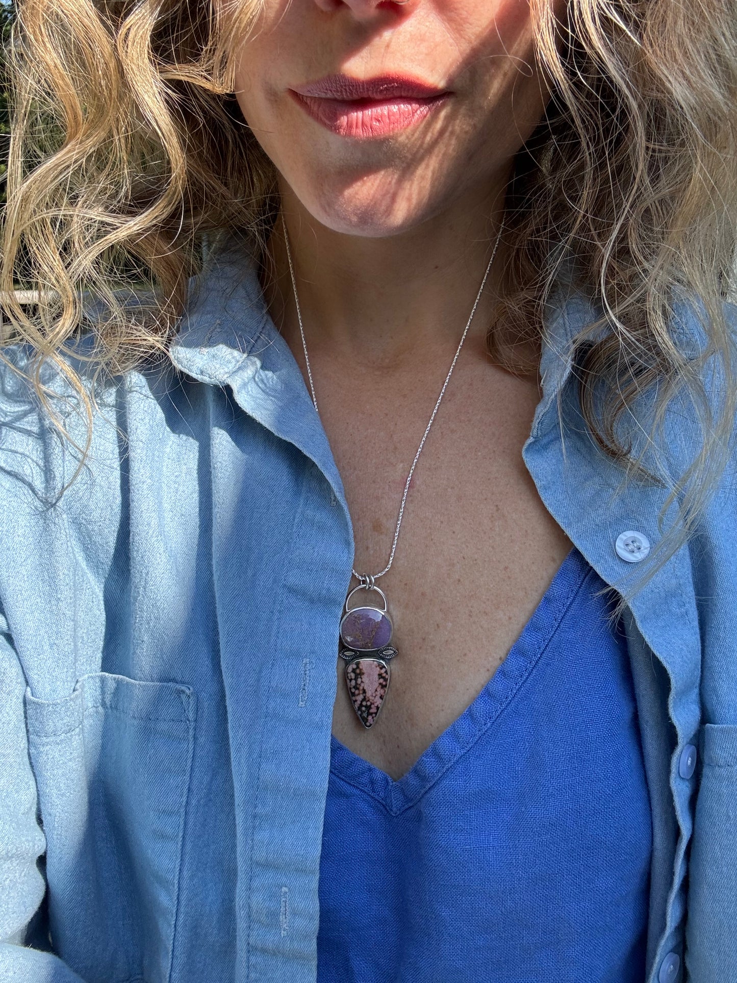 Pink & Purple Pendant