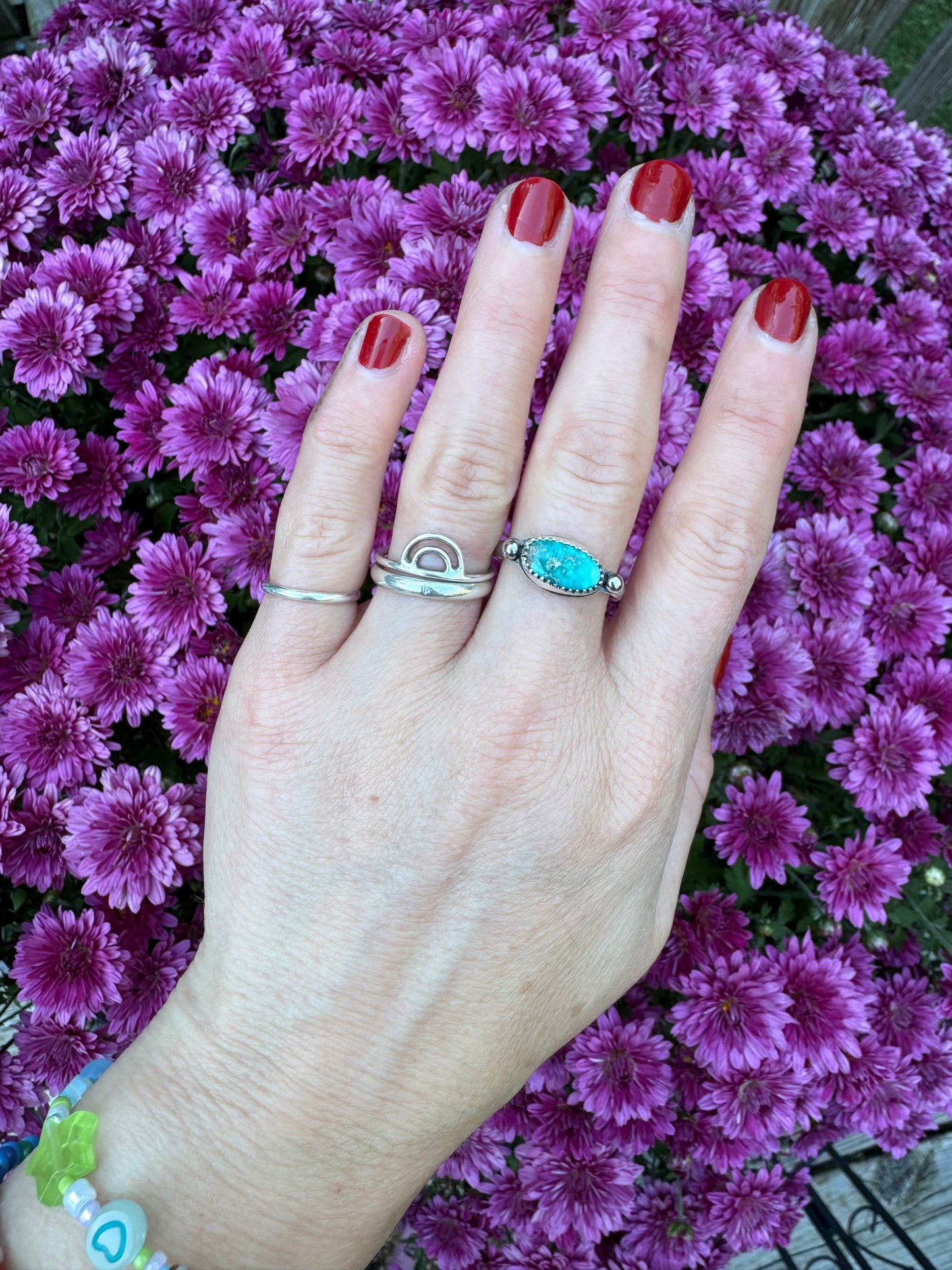 Cripple Creek Turquoise Waypoint Ring - Size 8