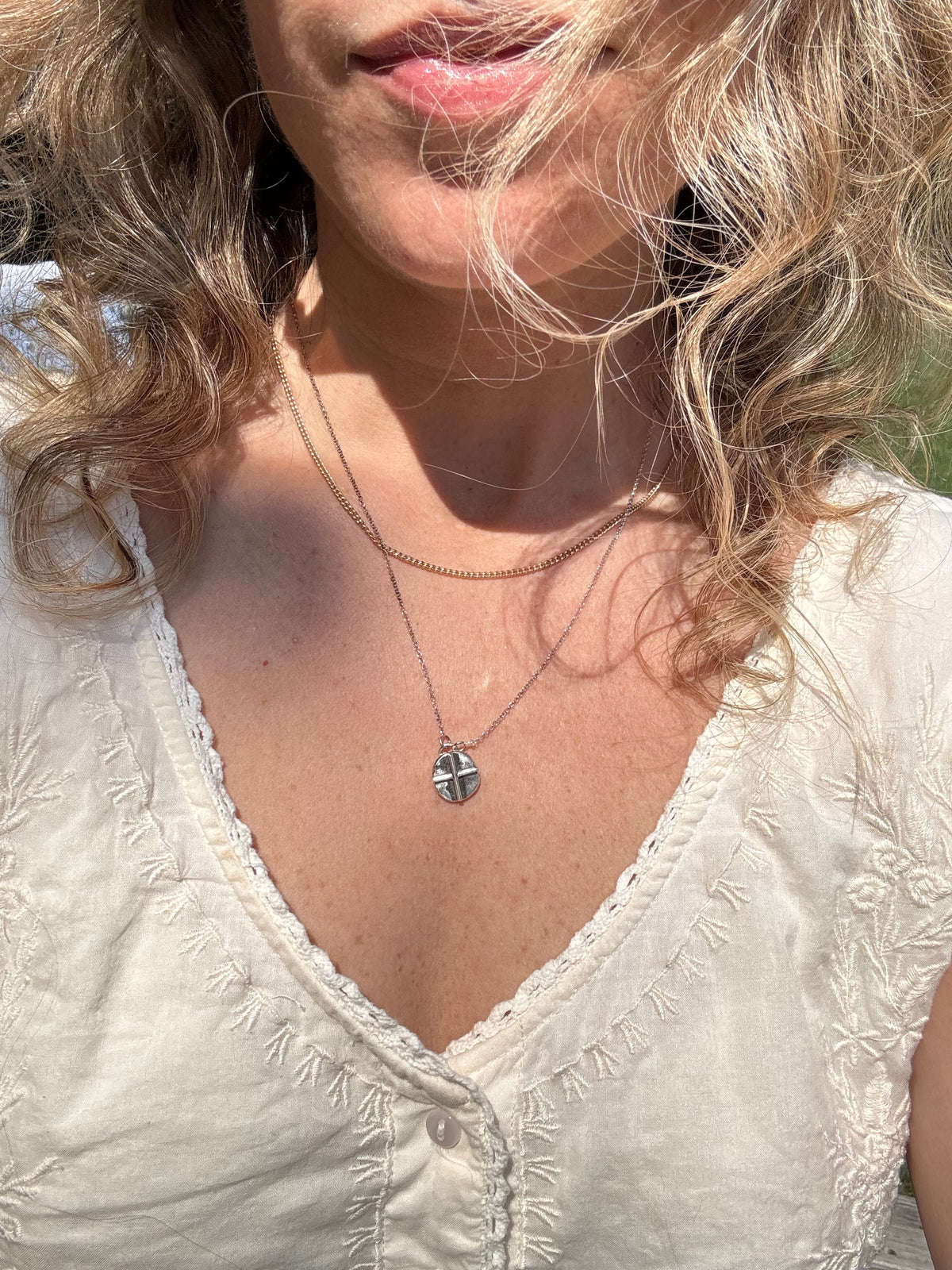 Wild Cross Charm Pendant