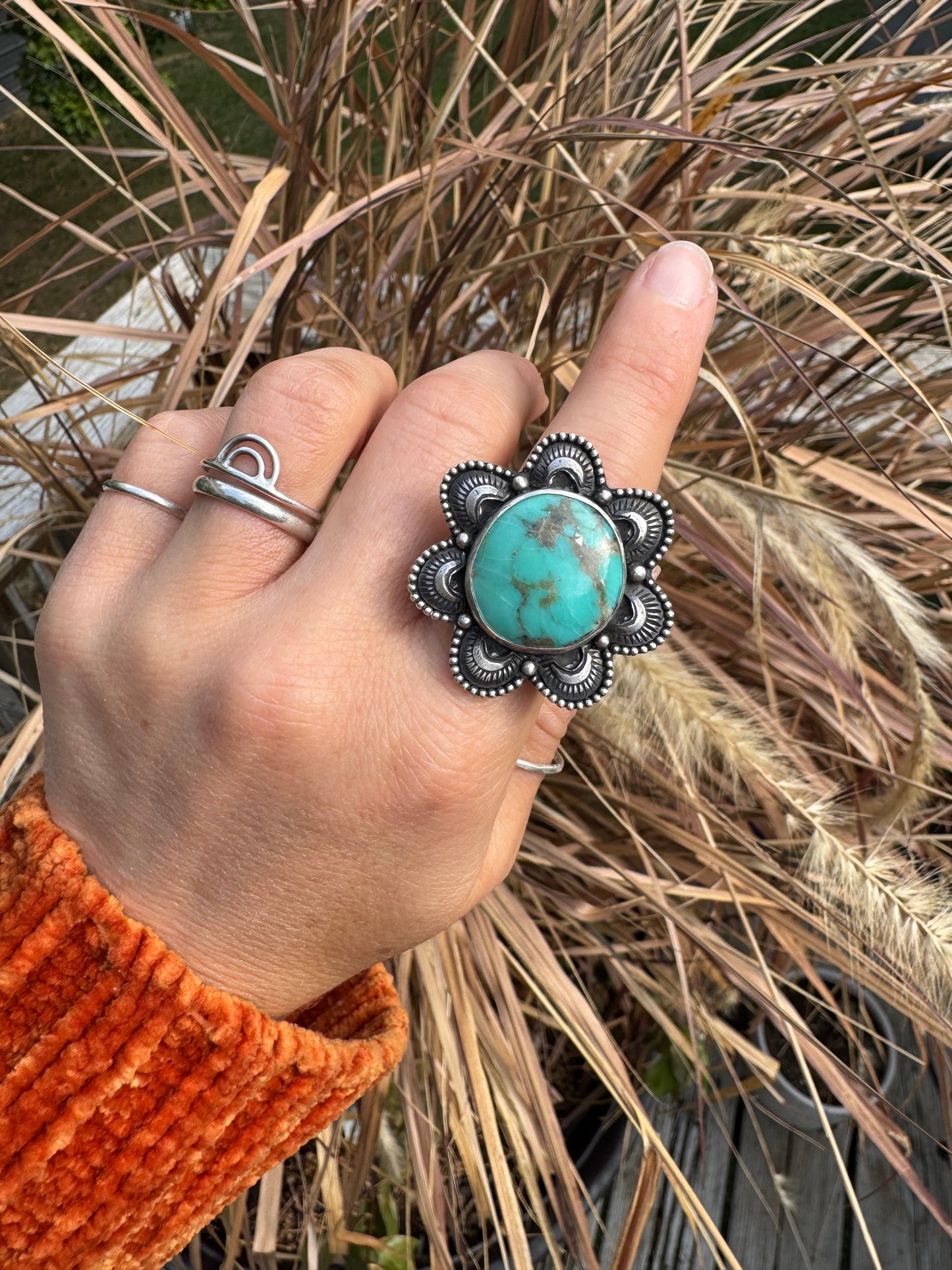 Bloom Campitos Turquoise Ring - Size 7 1/4
