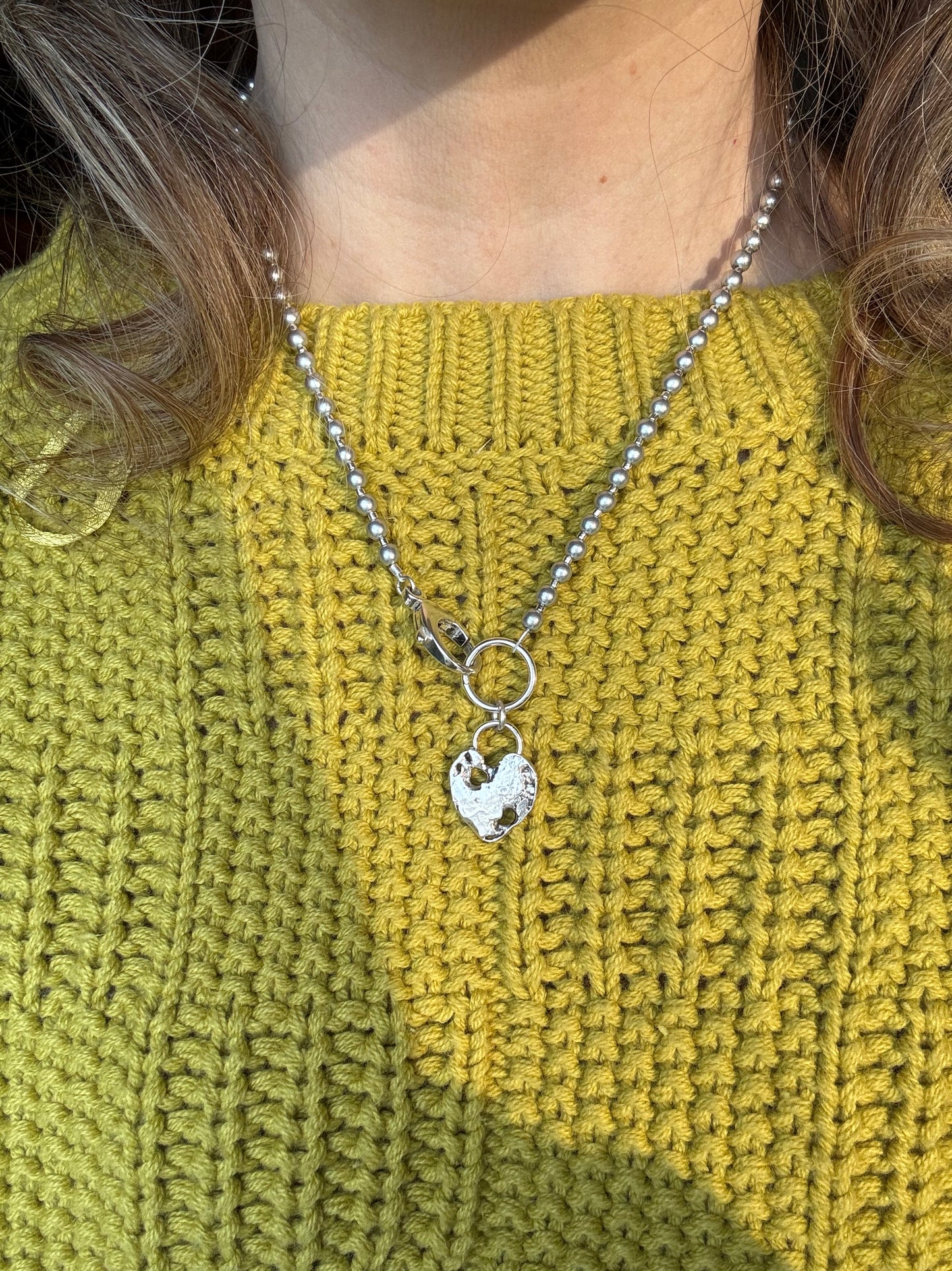 Scrappy Heart Pendant