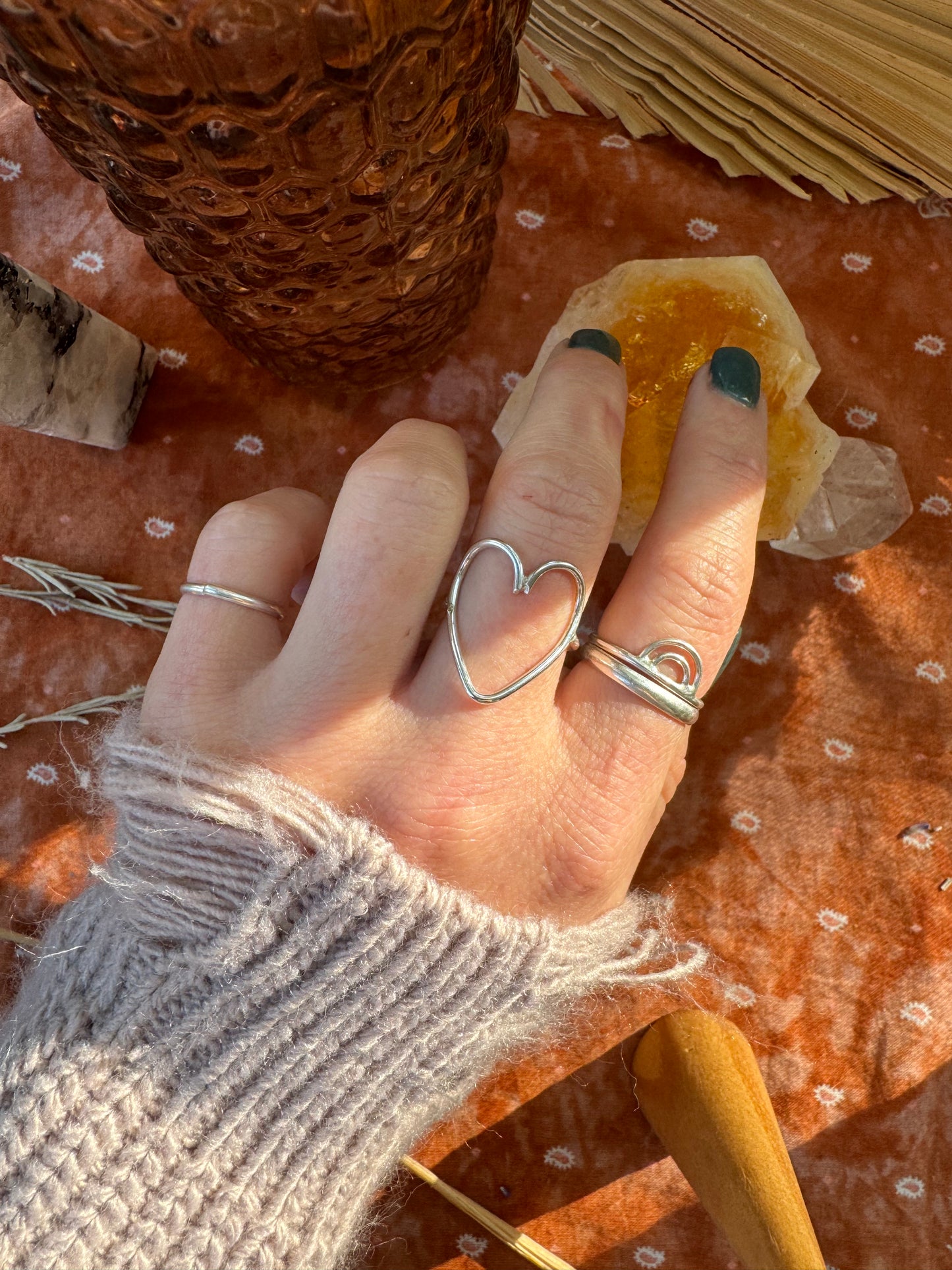 LOVER Sterling Silver Ring- Made to Order
