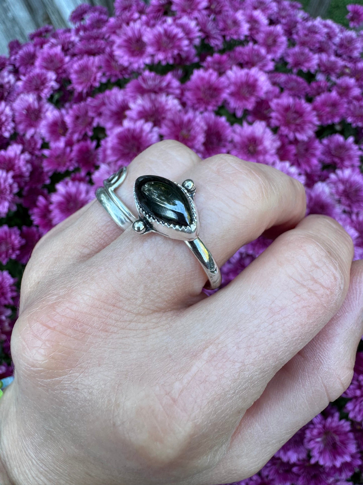 Hematite Waypoint Ring - Size 9