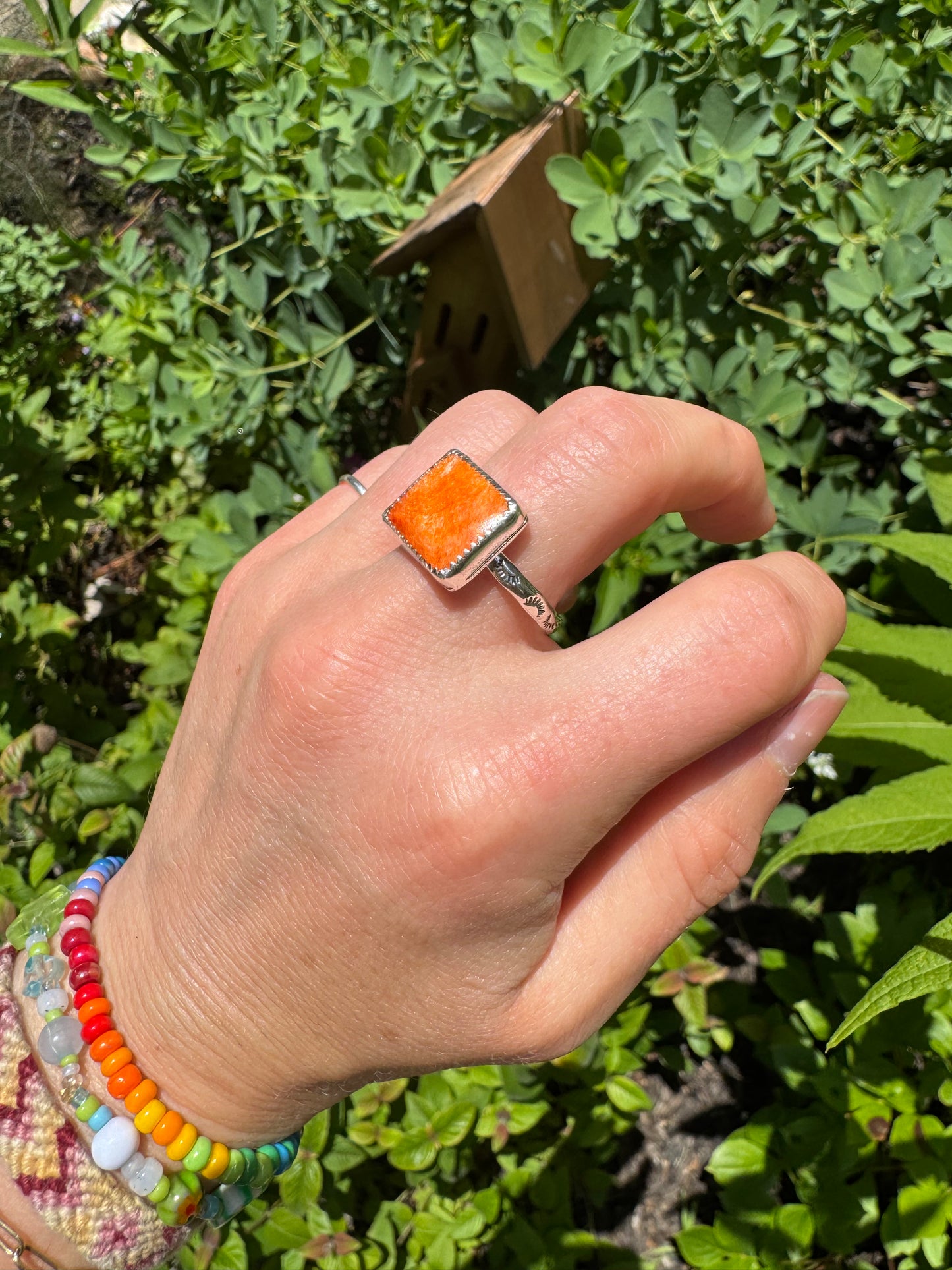 Spiny Oyster ring - size 10