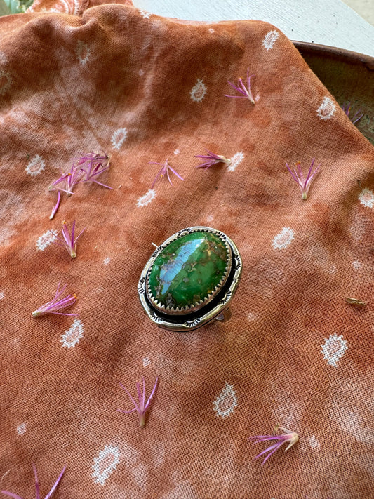 Sonoran Mountain Turquoise ring - size 6 1/2