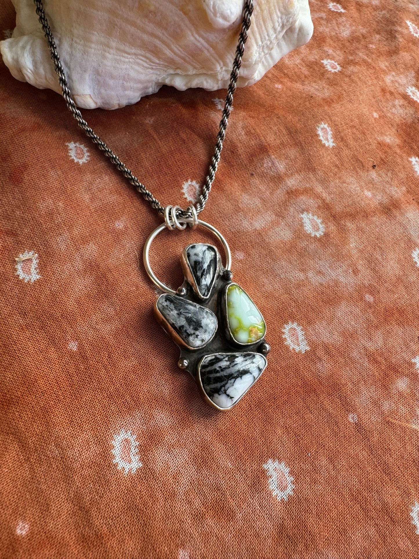 Floret Tuquoise Statement Necklace no.2