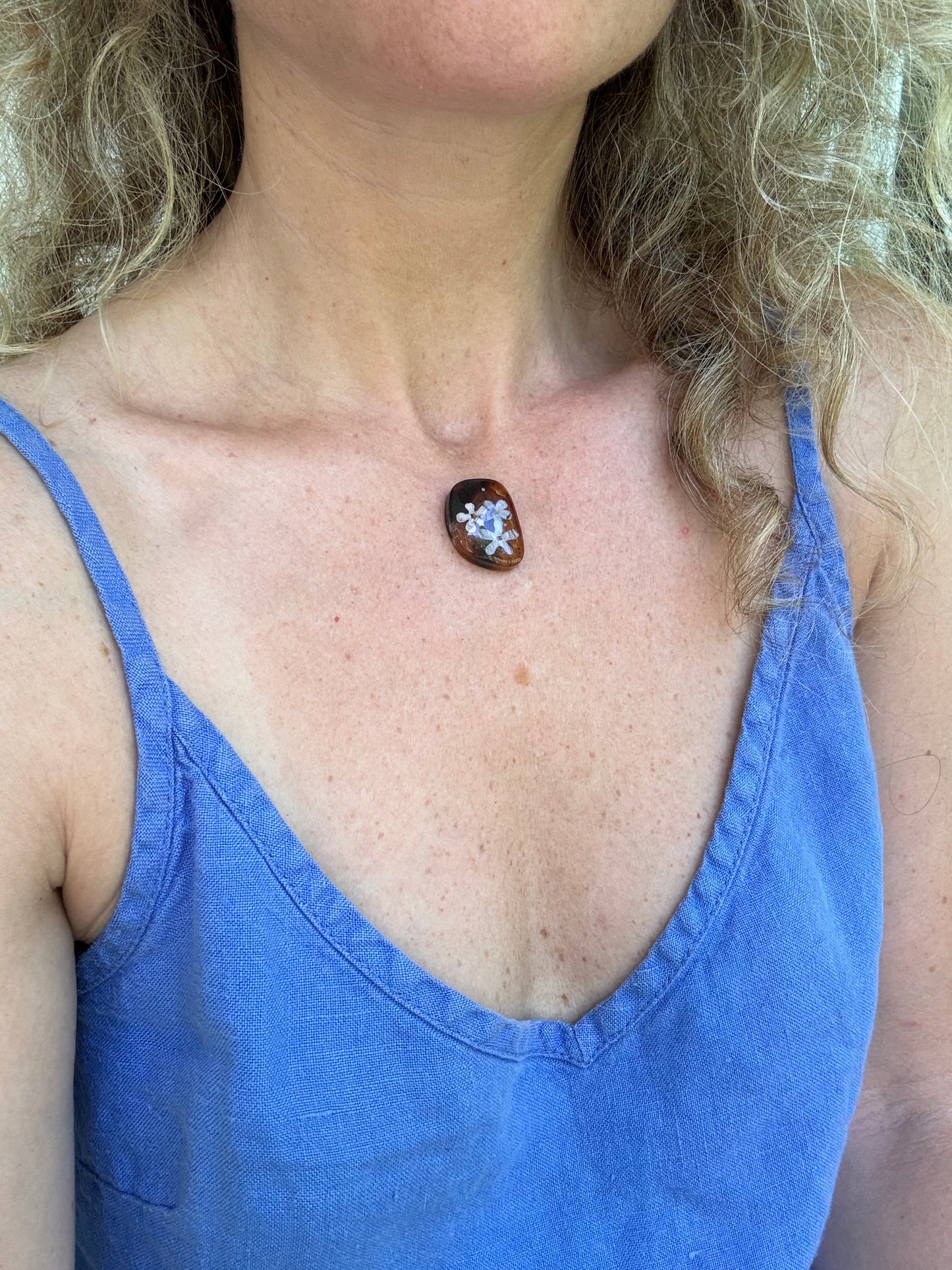 Deposit - made to order MT Agate + Botanicals no.5