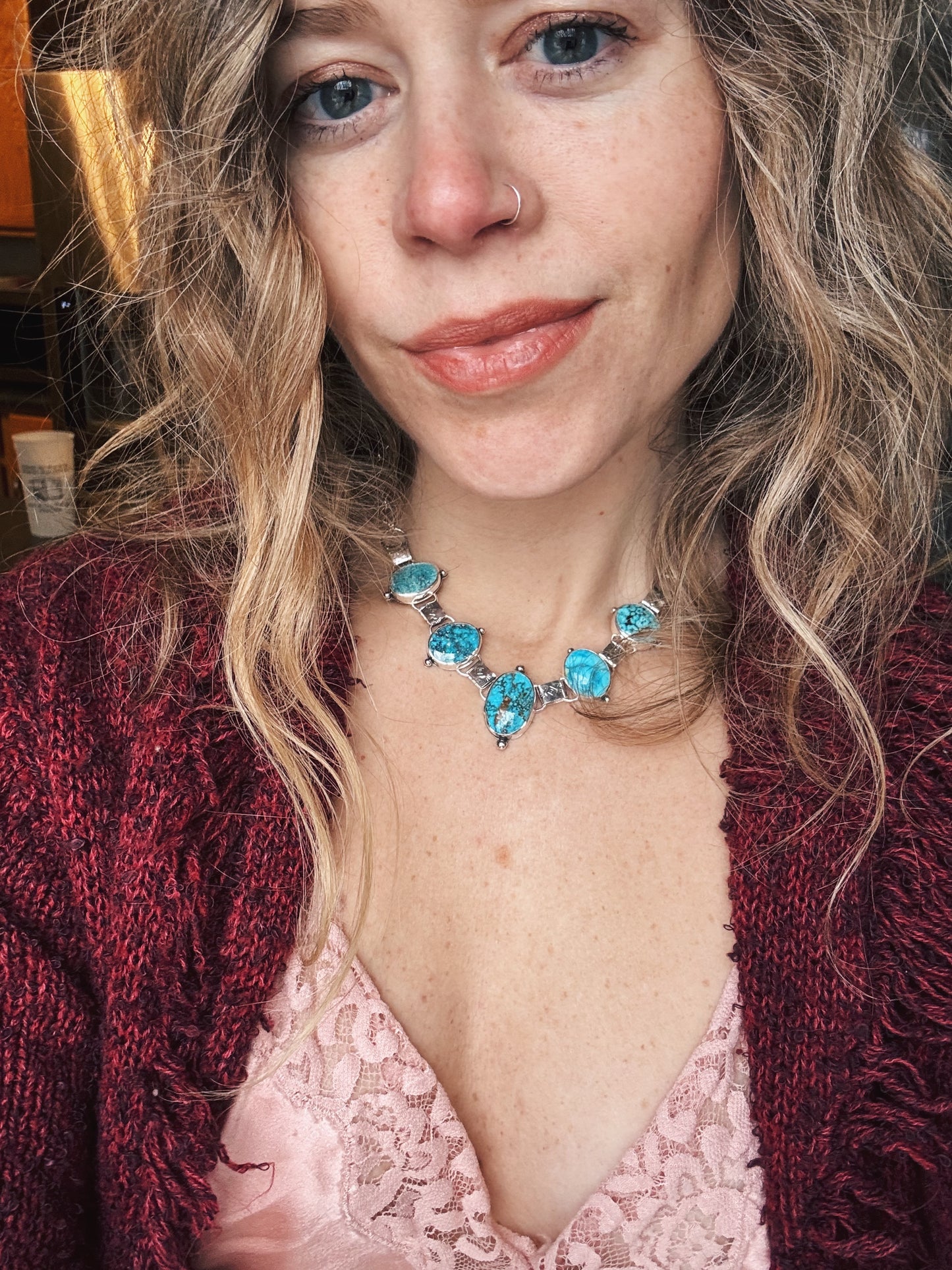 Kingman Turquoise "Muir" Necklace