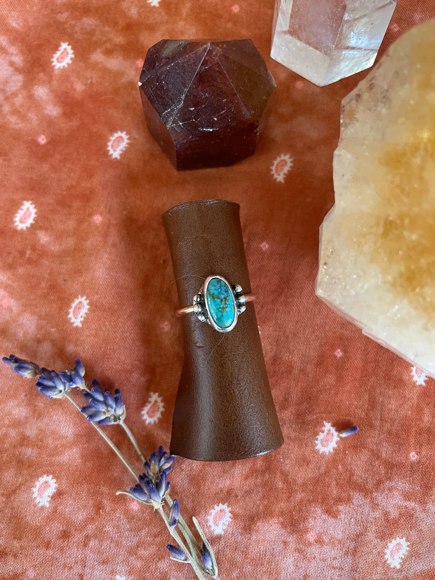 Carico Lake "Chelan" Turquoise ring - size 6 1/4