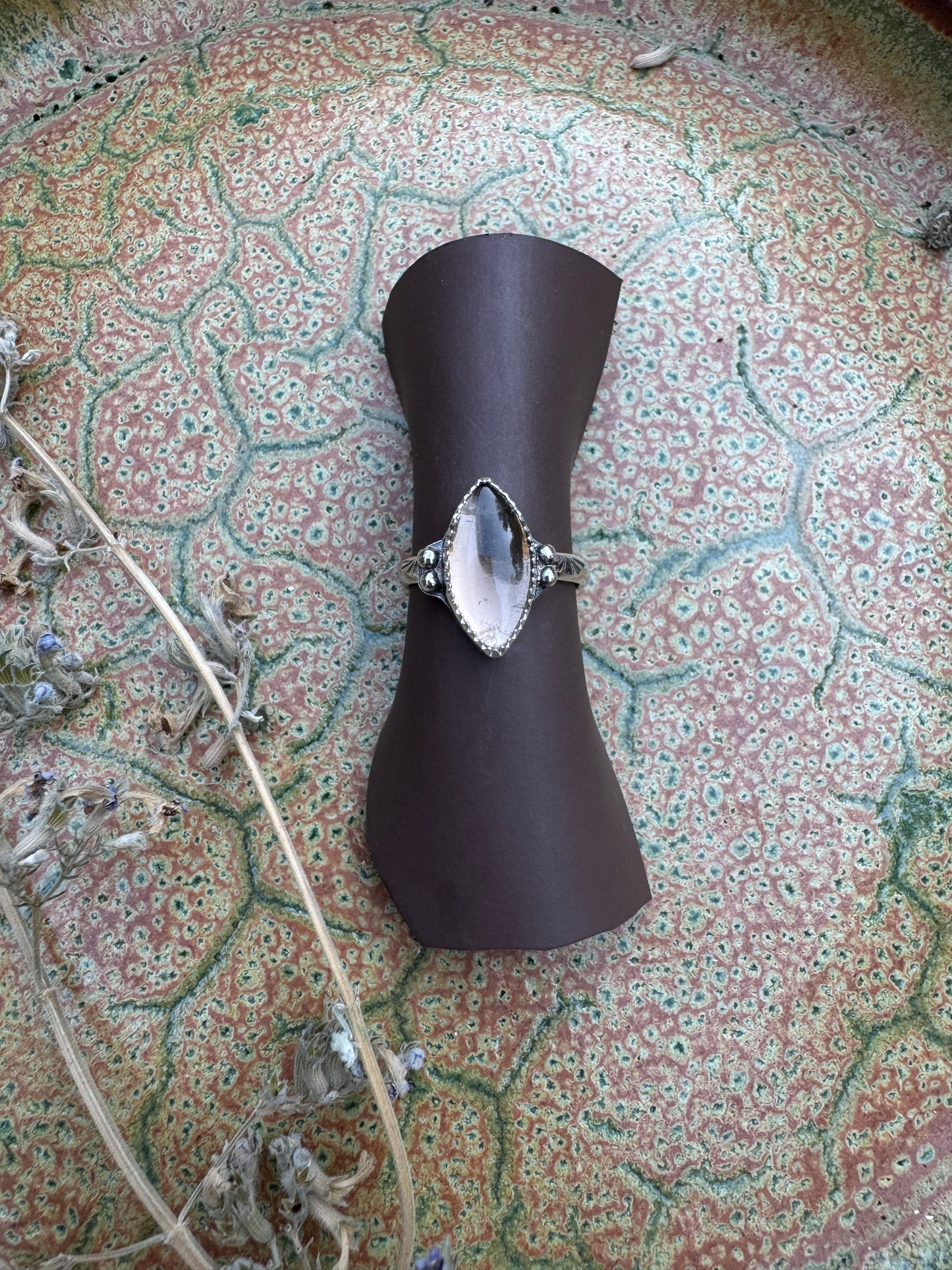Smokey Quartz Waypoint Ring - Size 6 1/2