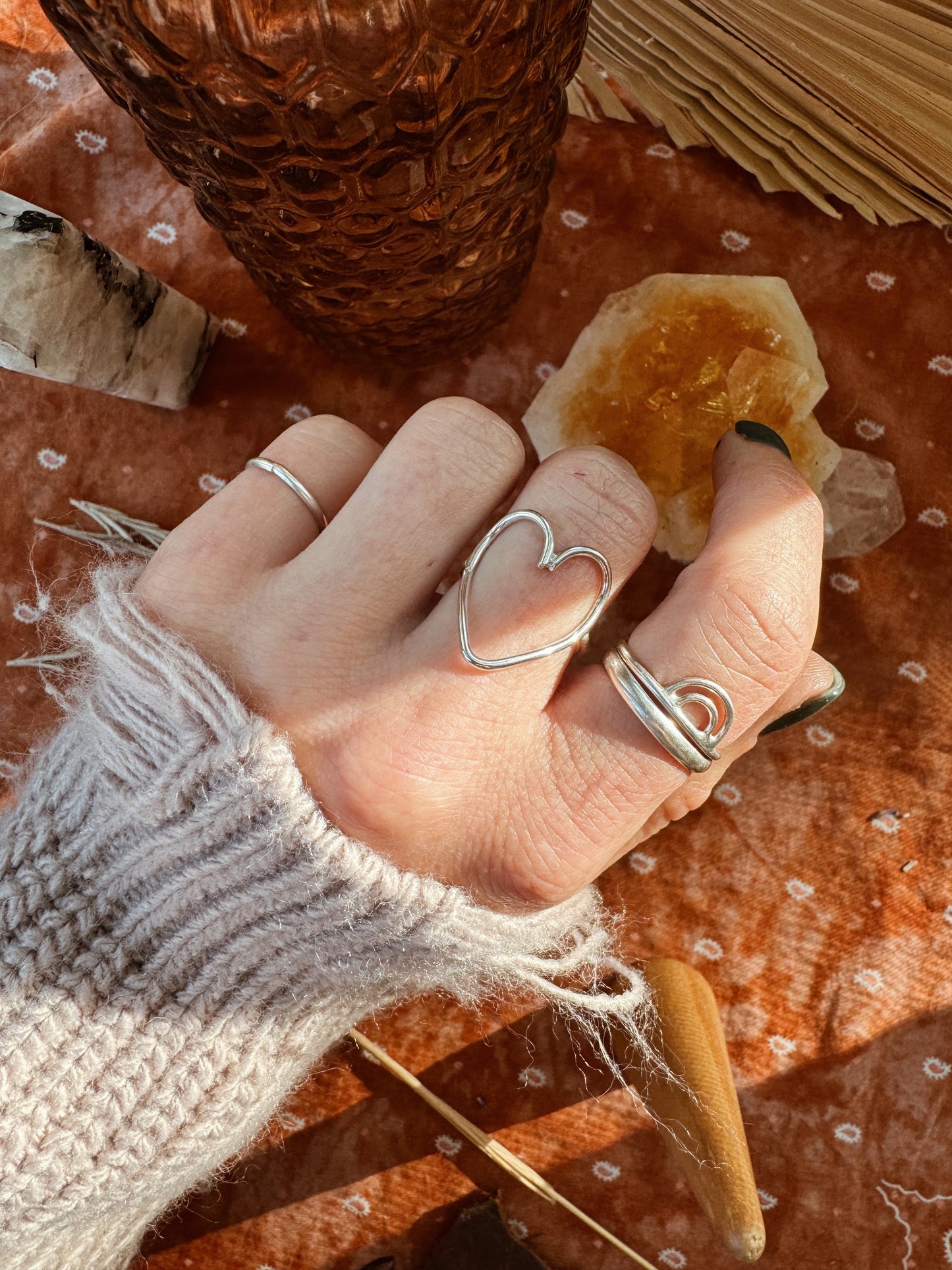 LOVER Sterling Silver Ring - Ready to Ship