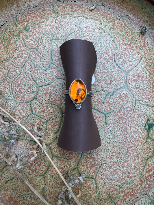 Amber Ring - Size 7