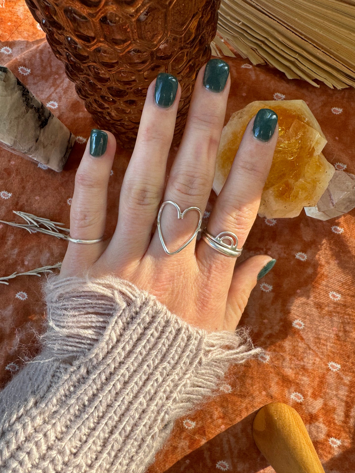 LOVER Sterling Silver Ring- Made to Order
