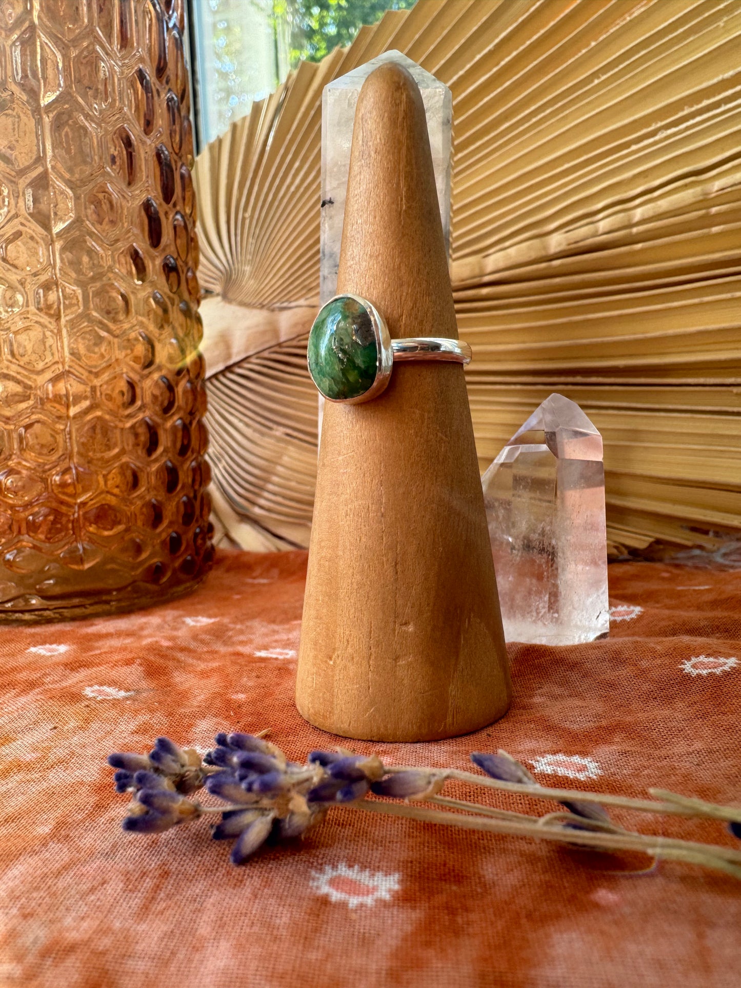 Tyrone Turquoise Ring - size 7 1/2