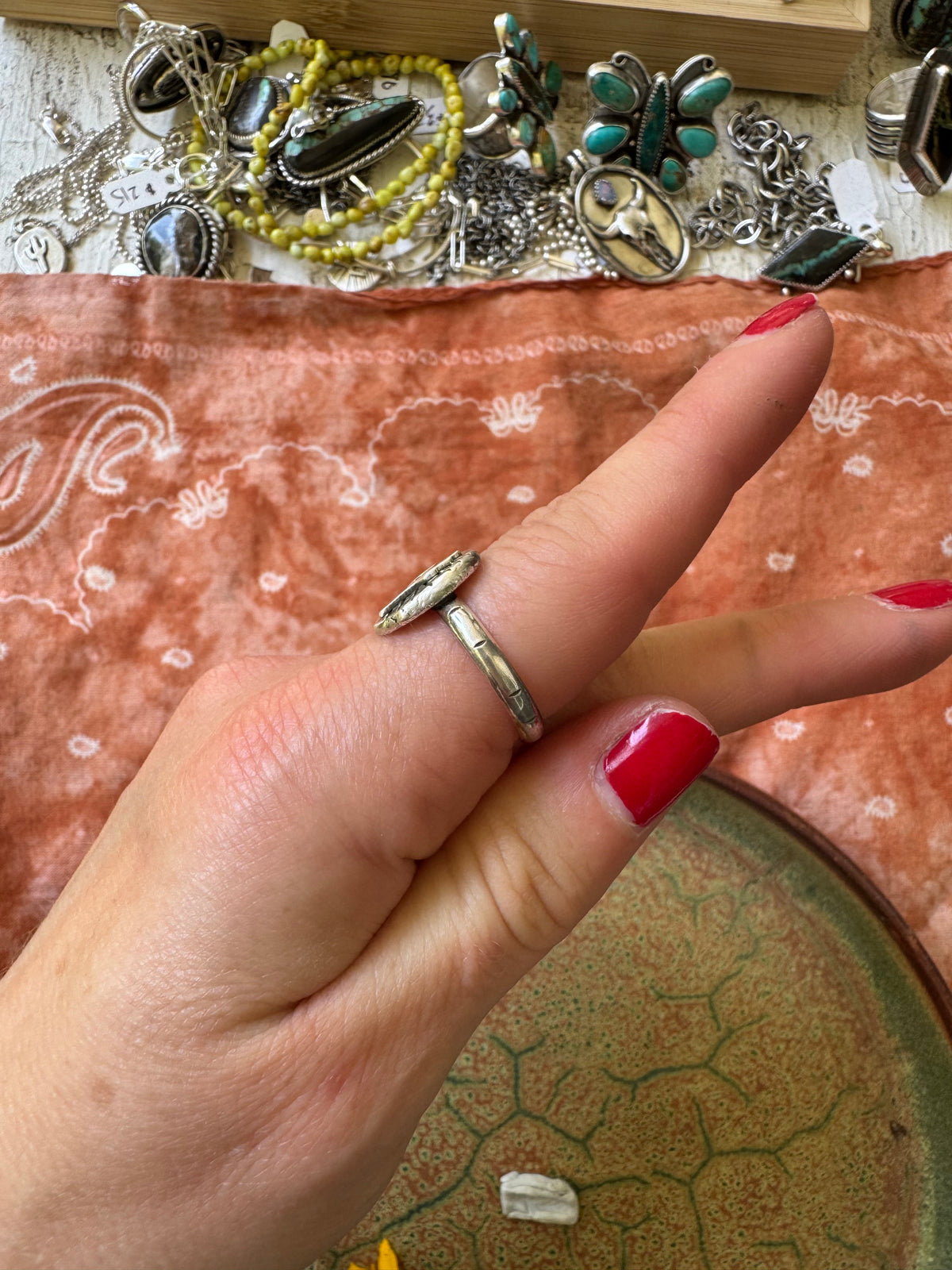 Saguaro Mini Ring - Size 6 1/2