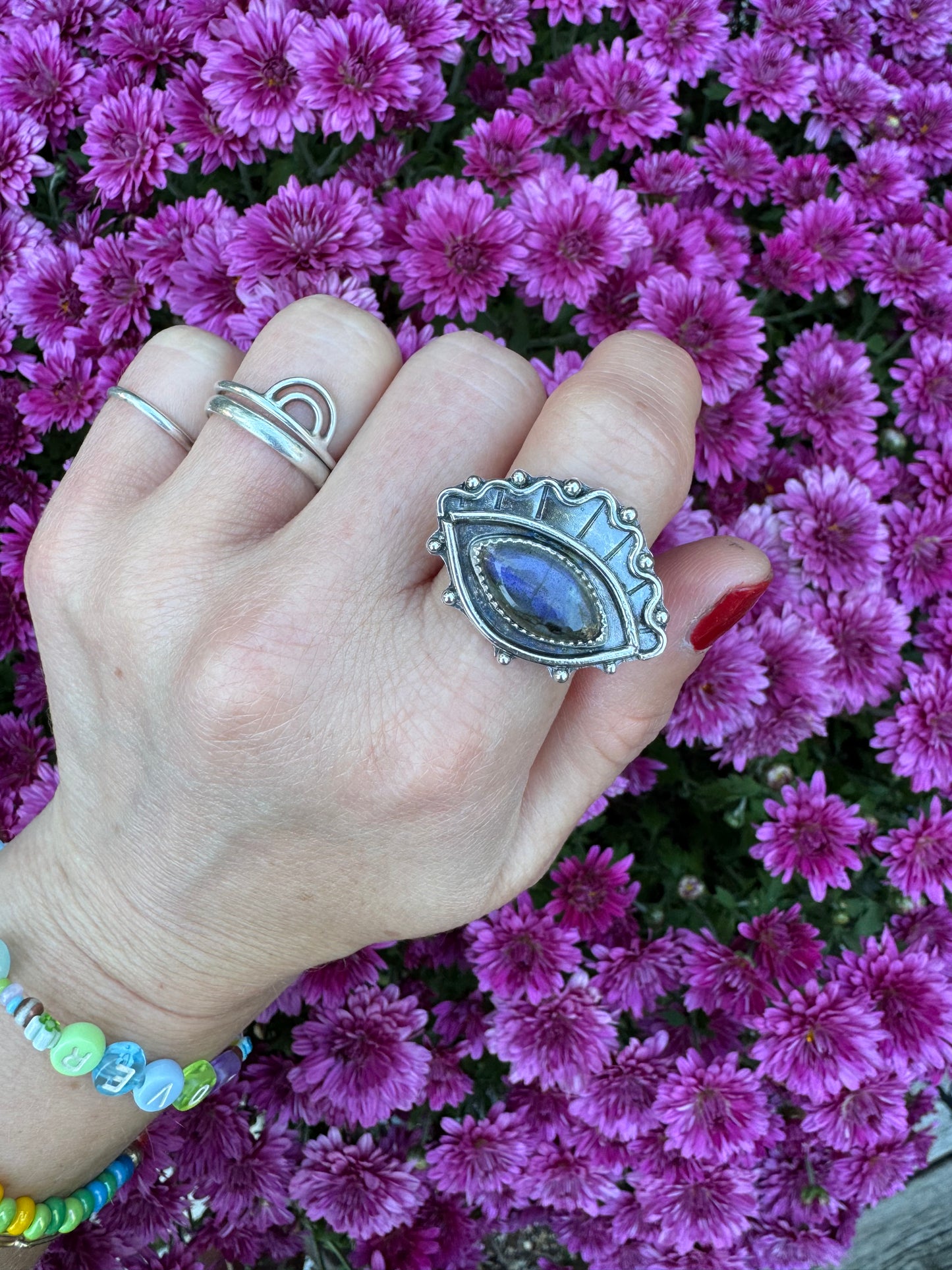 Labradorite "Seer" Ring - Size 5 1/4