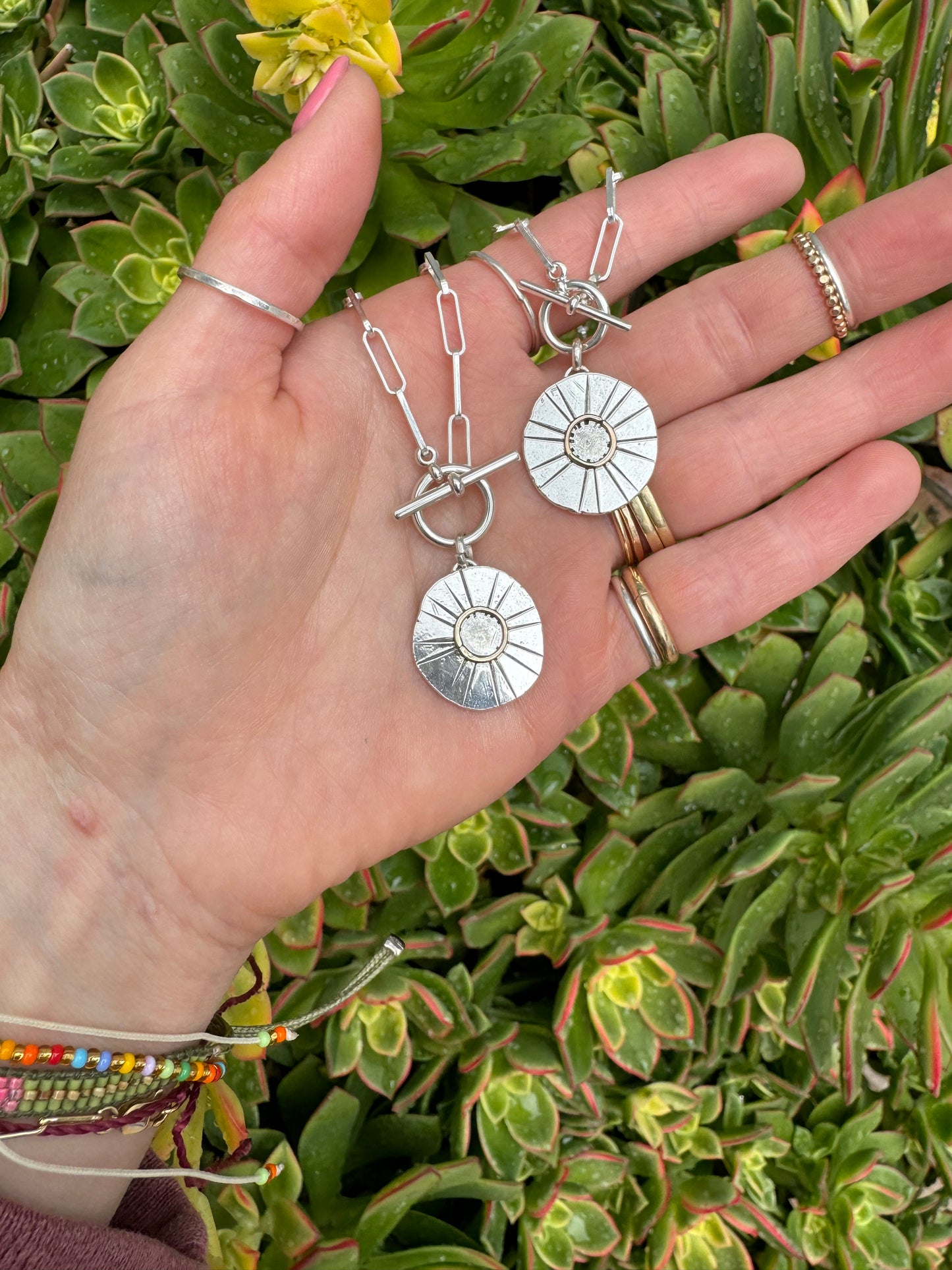 Eclipse Talisman *made to order - Paperclip Style Chain