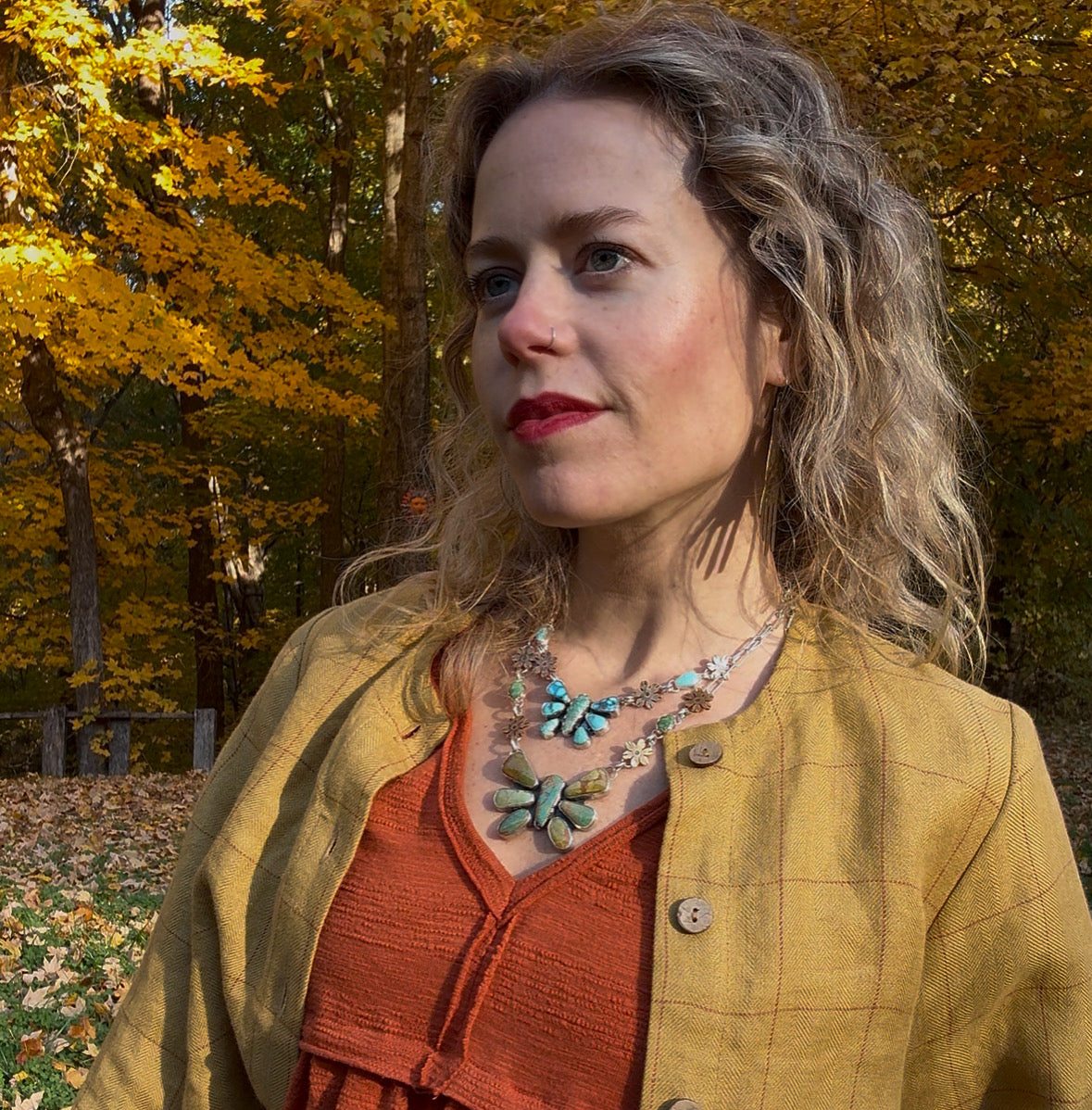 Mariposa Statement Pendant no.2