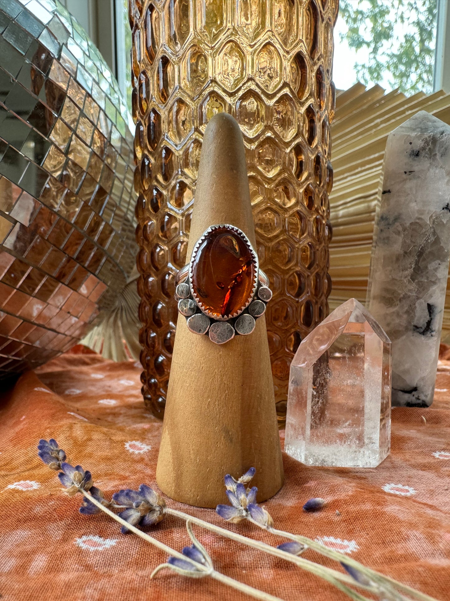Amber “Lassen” Ring - Size 8 1/2