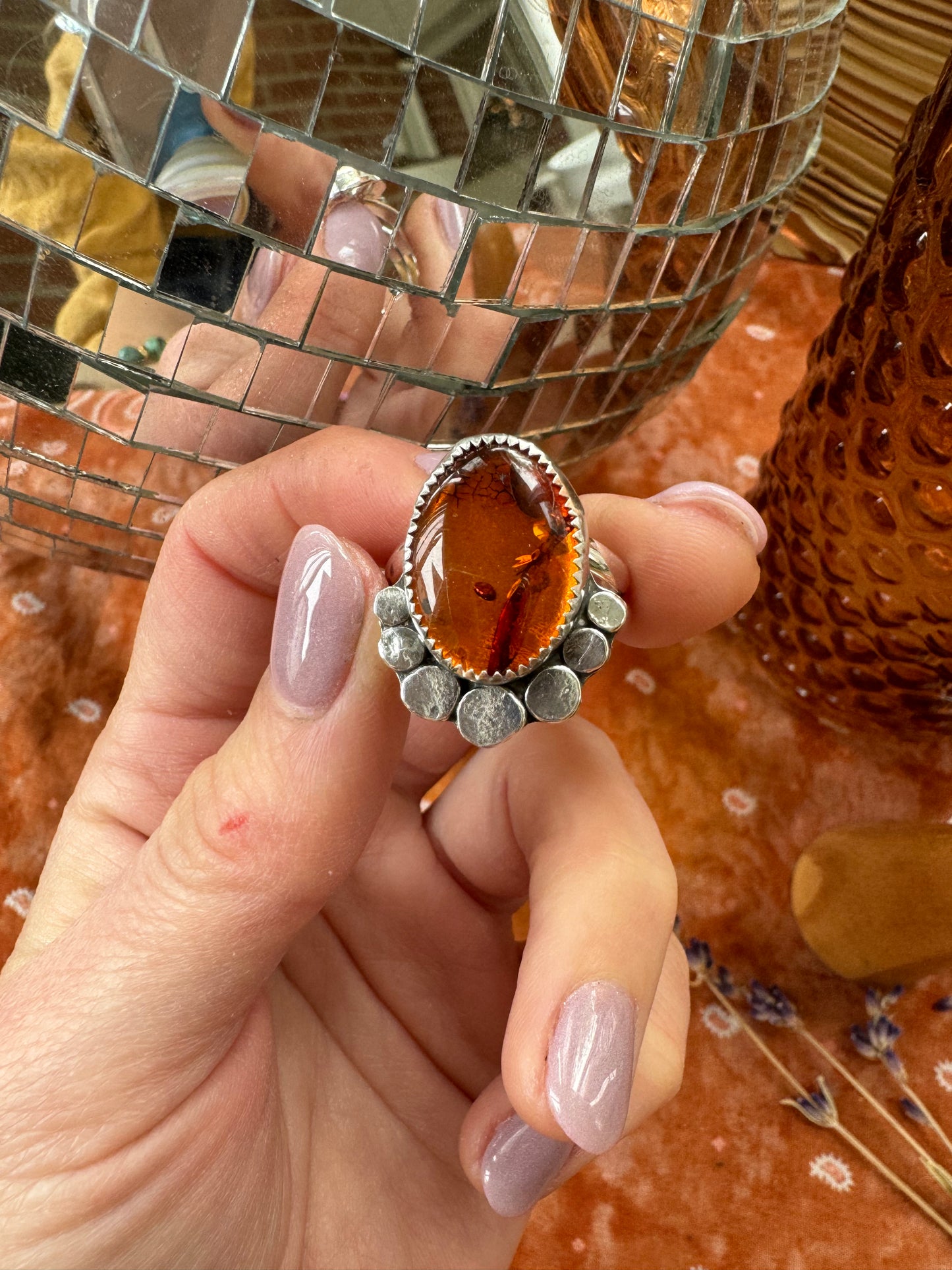 Amber “Lassen” Ring - Size 8 1/2