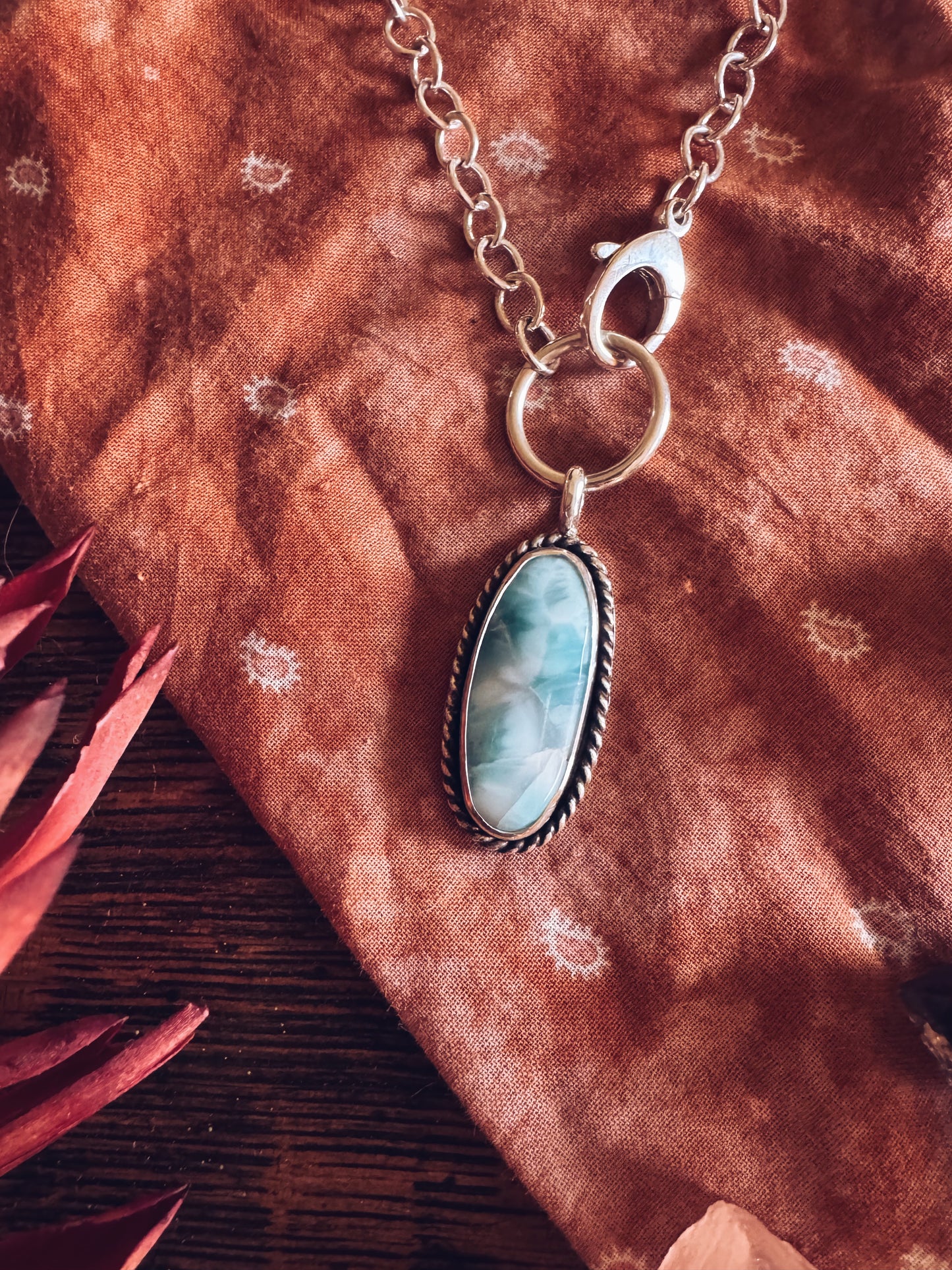 Larimar "Odell" Necklace