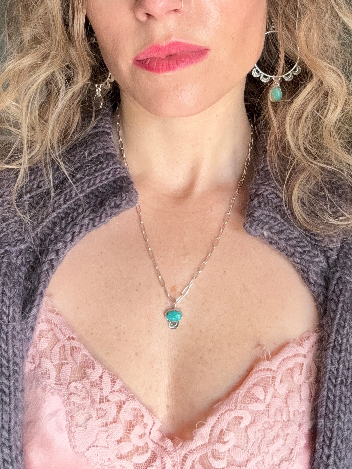 Turquoise Dainty Drop - no.2