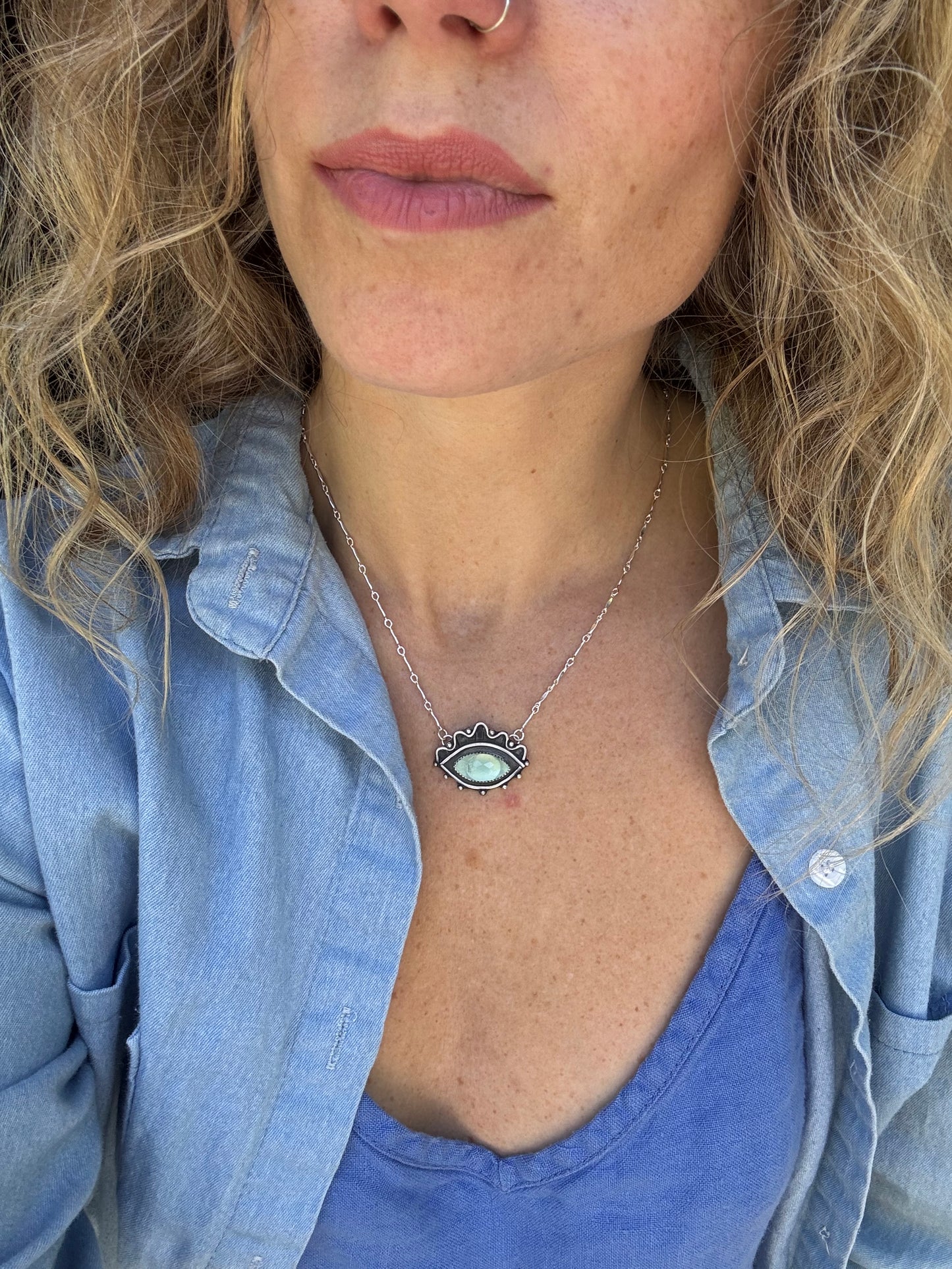 Chalcedony Seer Necklace