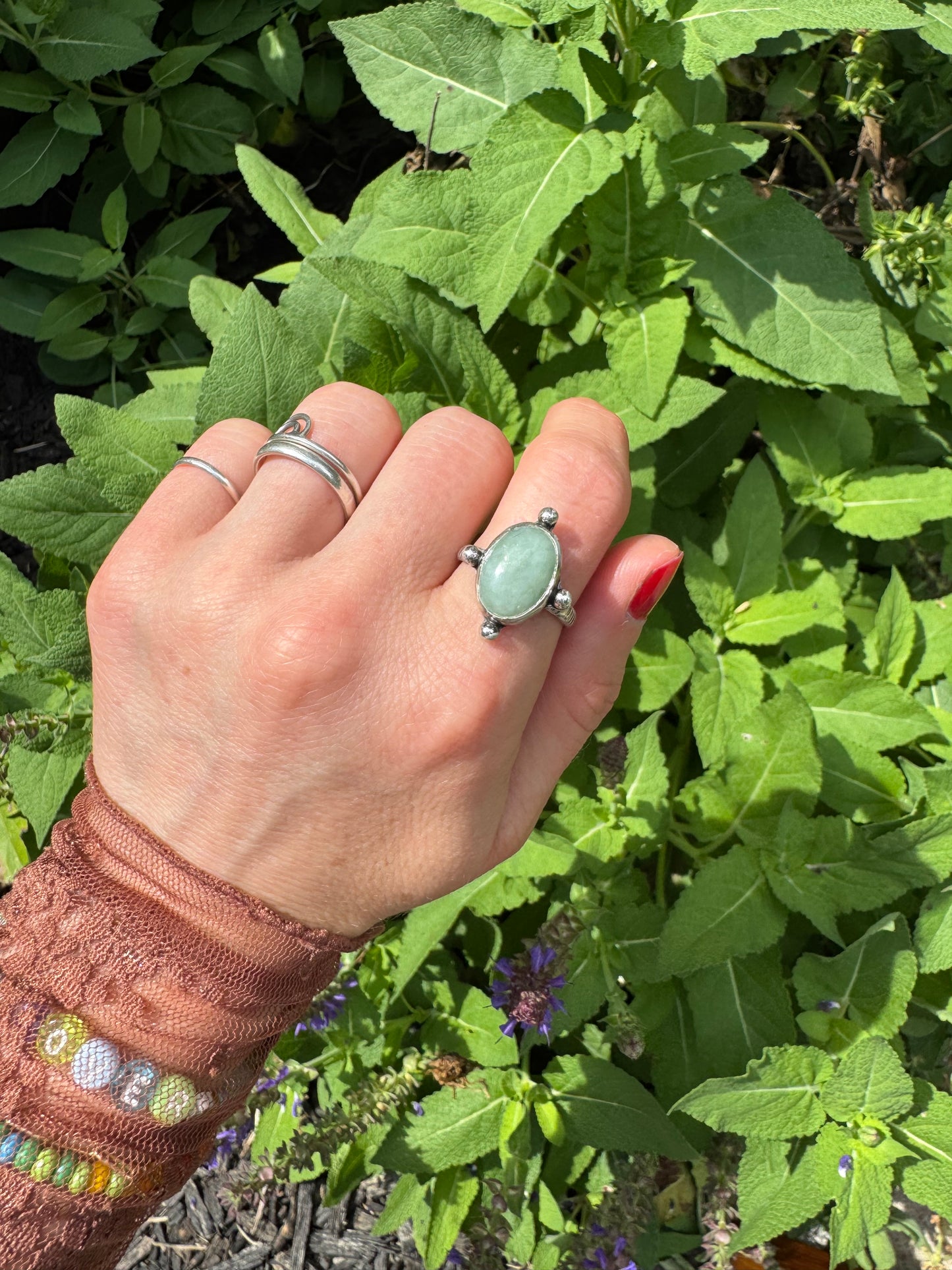 Jade "Waypoint" Ring - Size 7 1/2