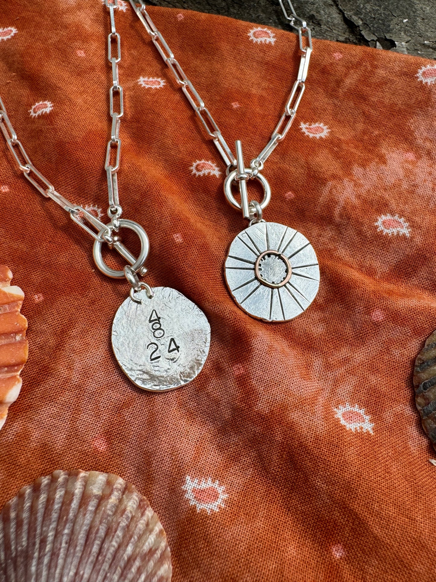Eclipse Talisman *made to order - Paperclip Style Chain