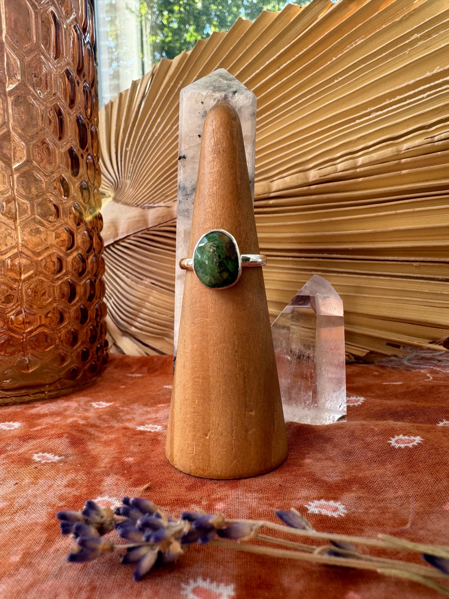 Tyrone Turquoise Ring - size 7 1/2