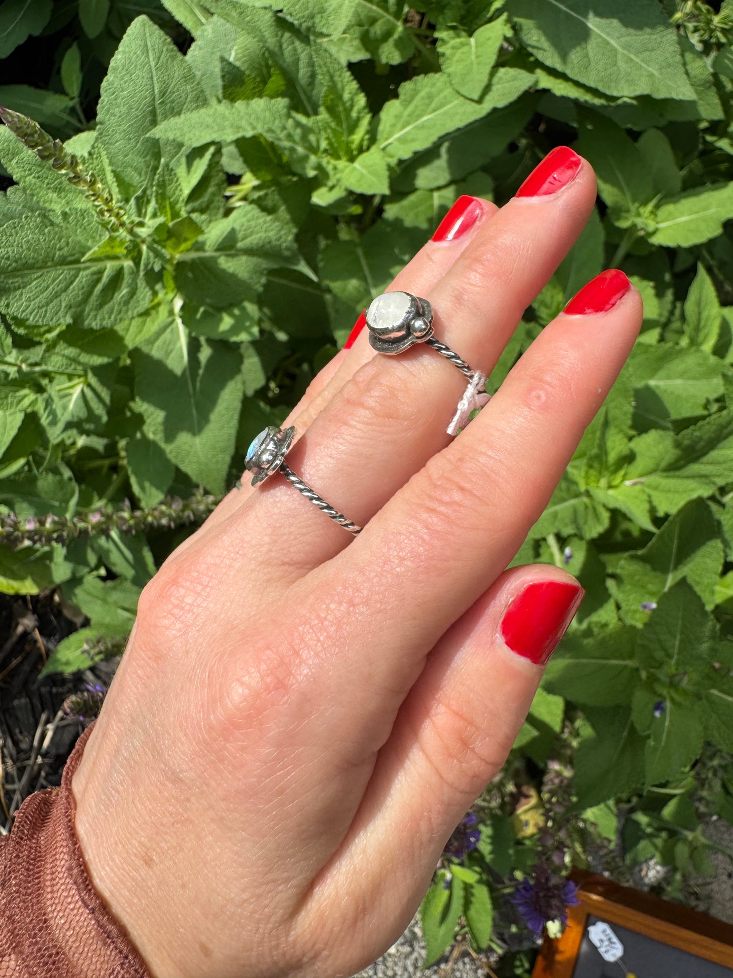 Moonstone "Hat Creek" Ring - Size 8 3/4