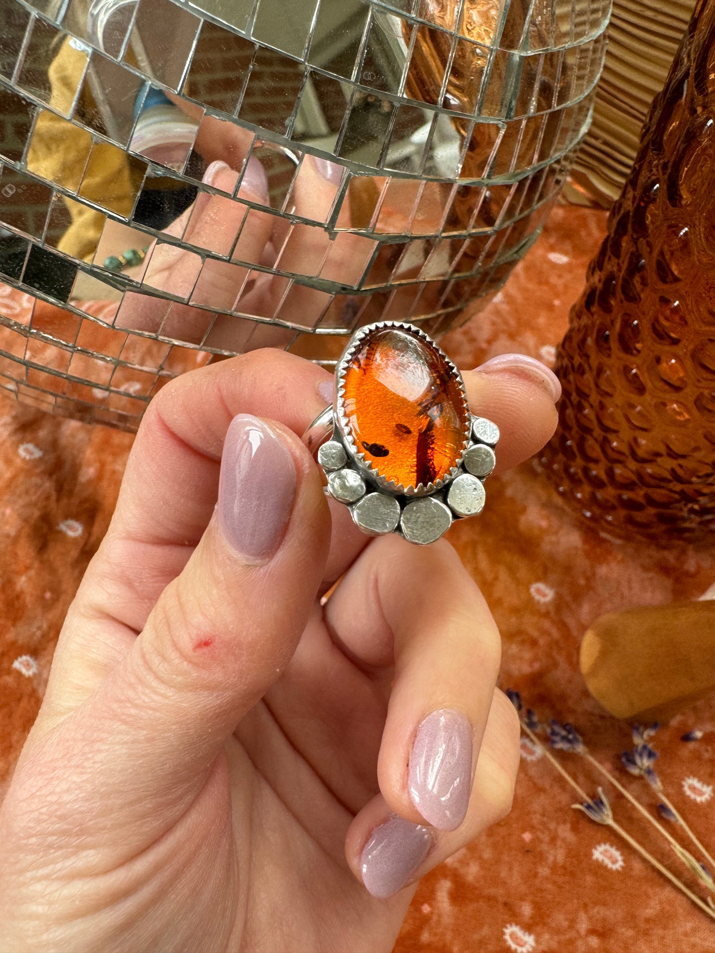 Amber “Lassen” Ring - Size 8 1/2
