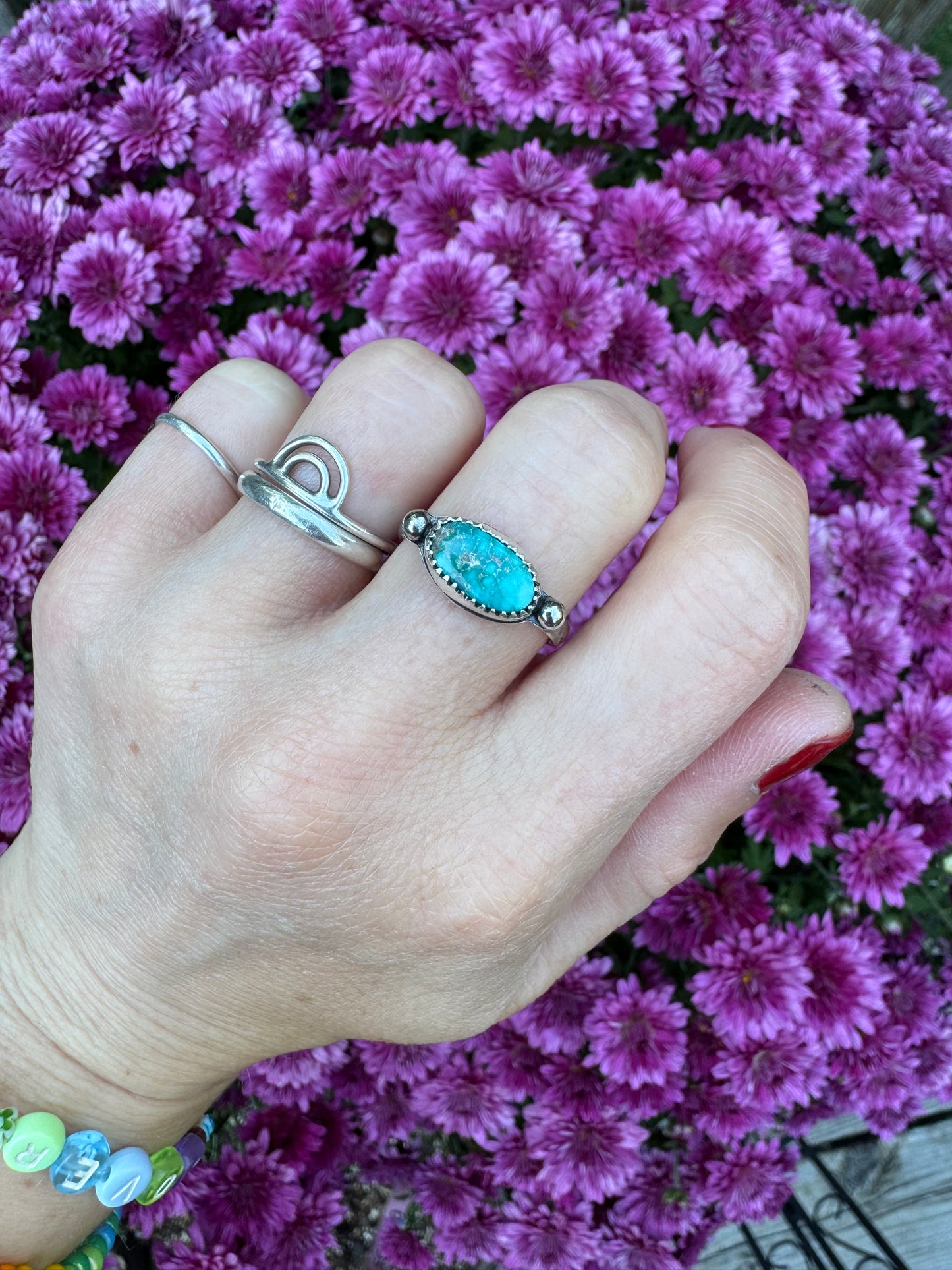 Cripple Creek Turquoise Waypoint Ring - Size 8