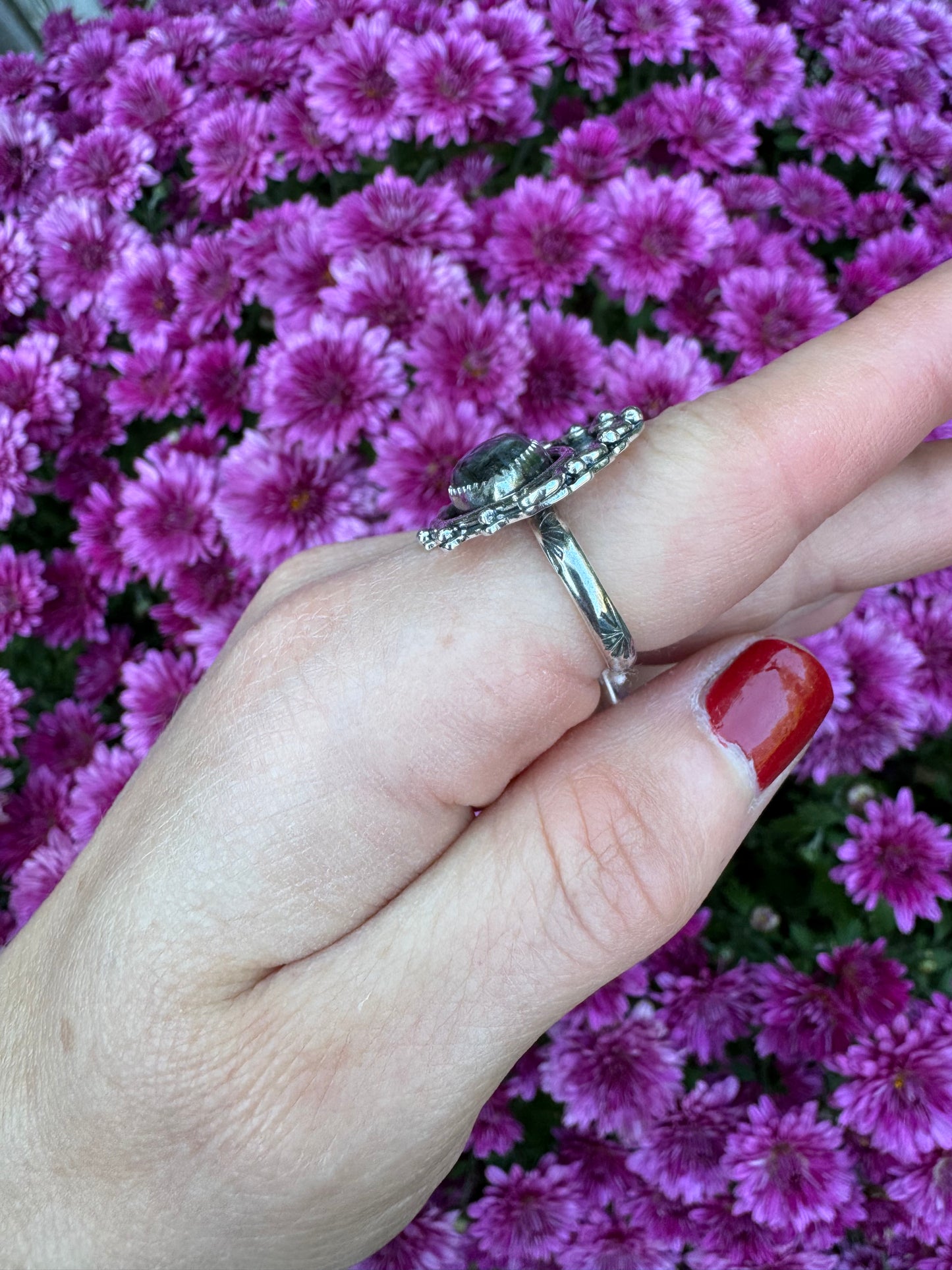 Labradorite "Seer" Ring - Size 5 1/4