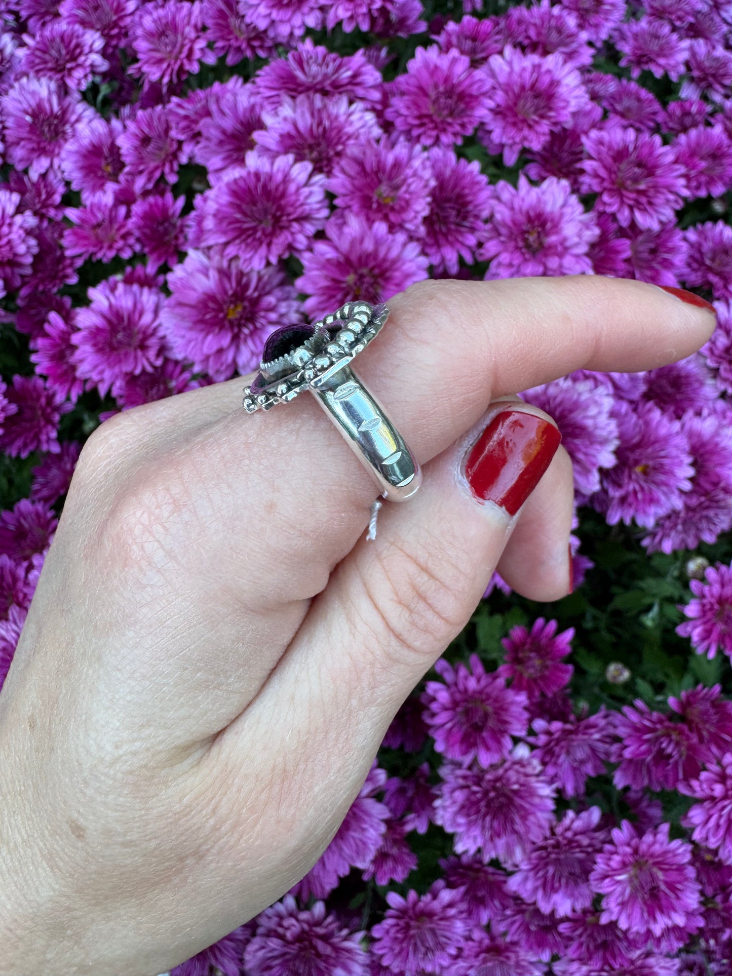 Black Onyx "Seer" Ring - Size 7 1/4