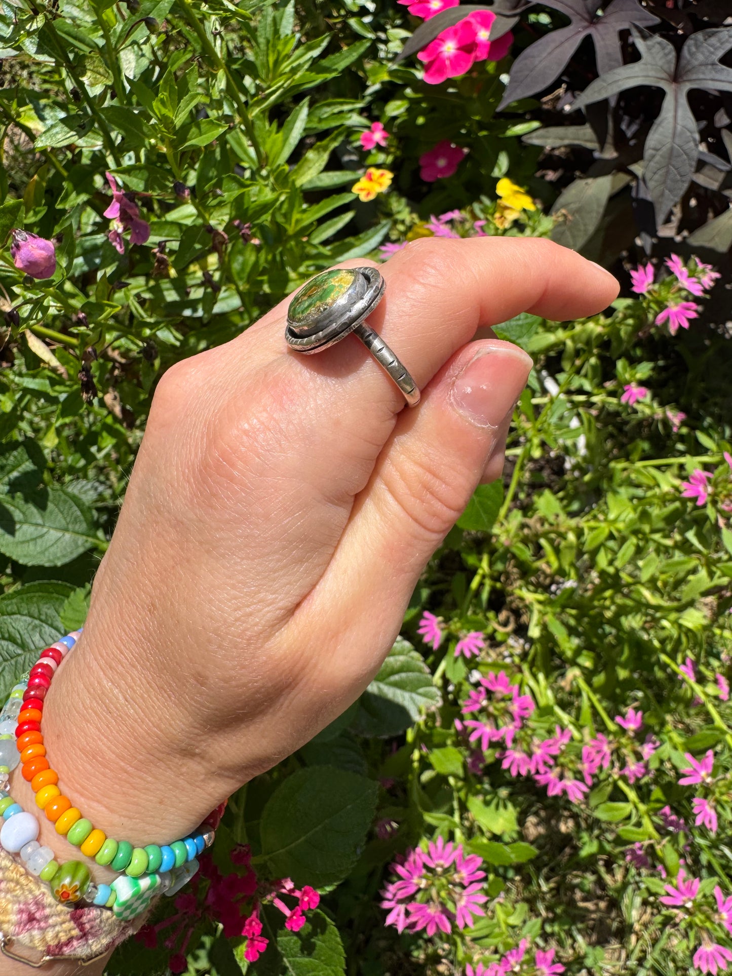 Sonoran Mountain Turquoise ring - size 7