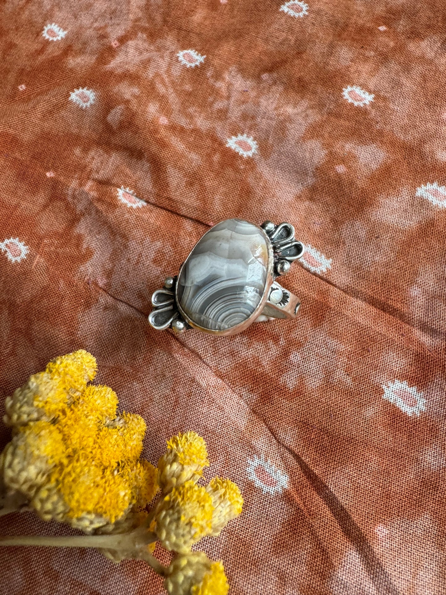 Lace Agate - size 8