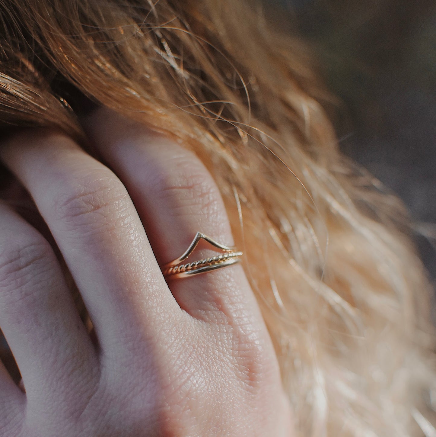 14K Gold Filled Stacker Ring