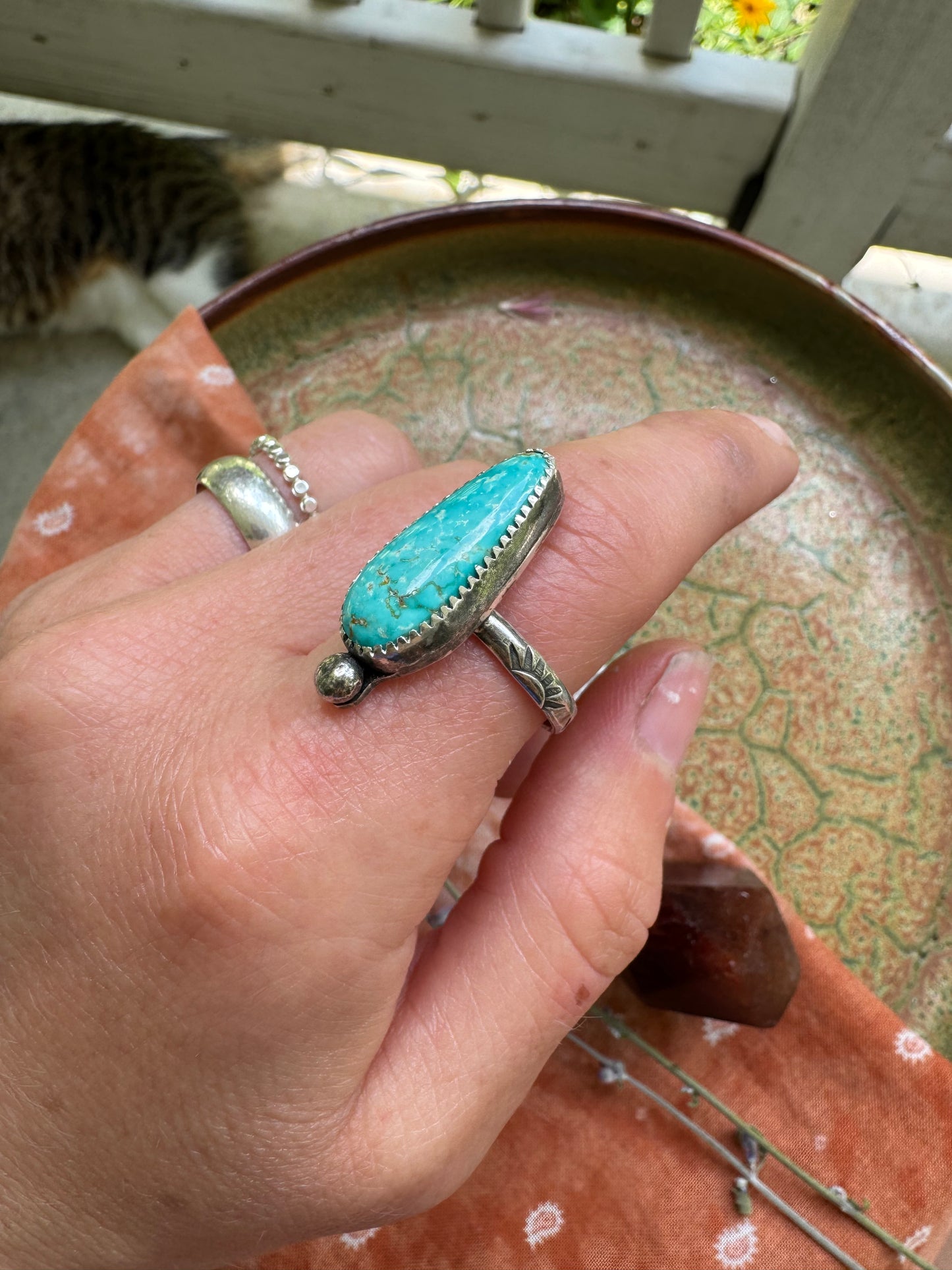 Sierra Bella Turquoise Ring - Size 8