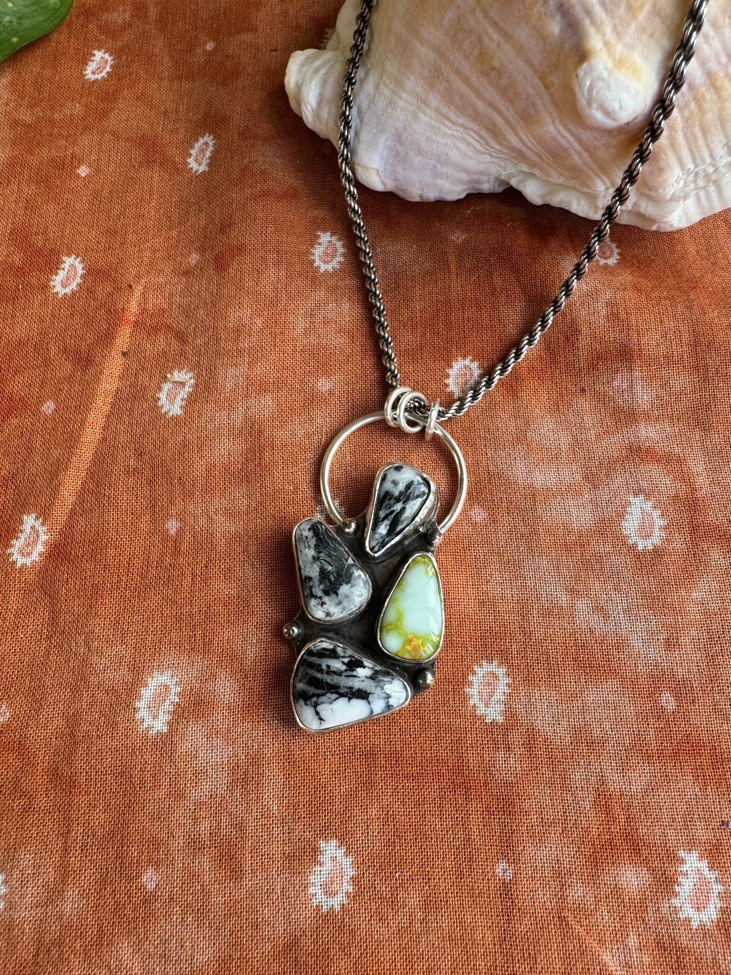 Floret Tuquoise Statement Necklace no.2