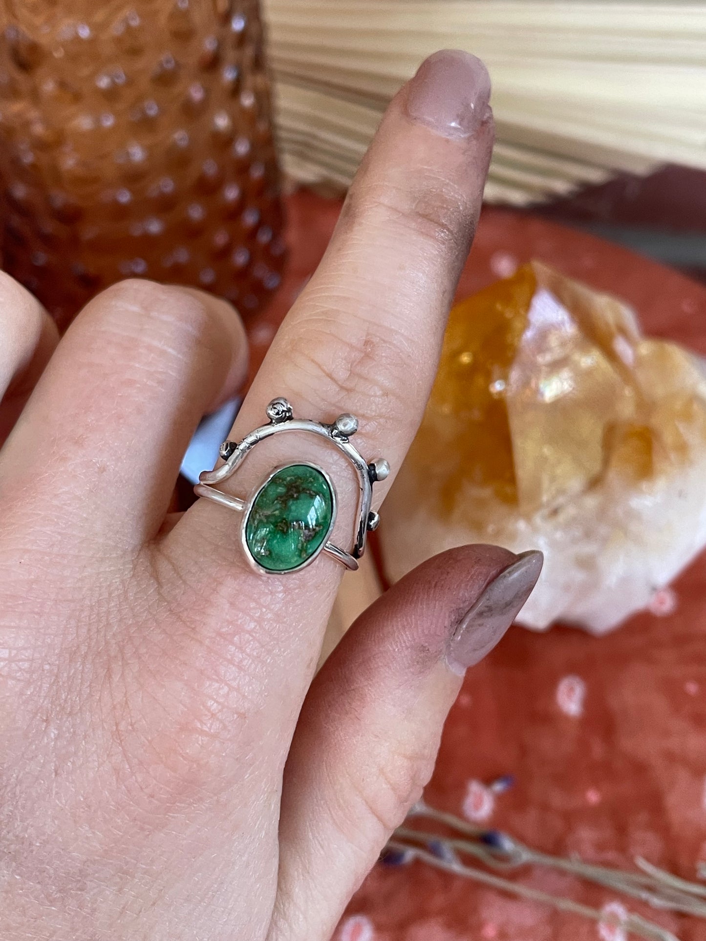 Verde Valley Turquoise "Sonora" Ring - size 5 1/2