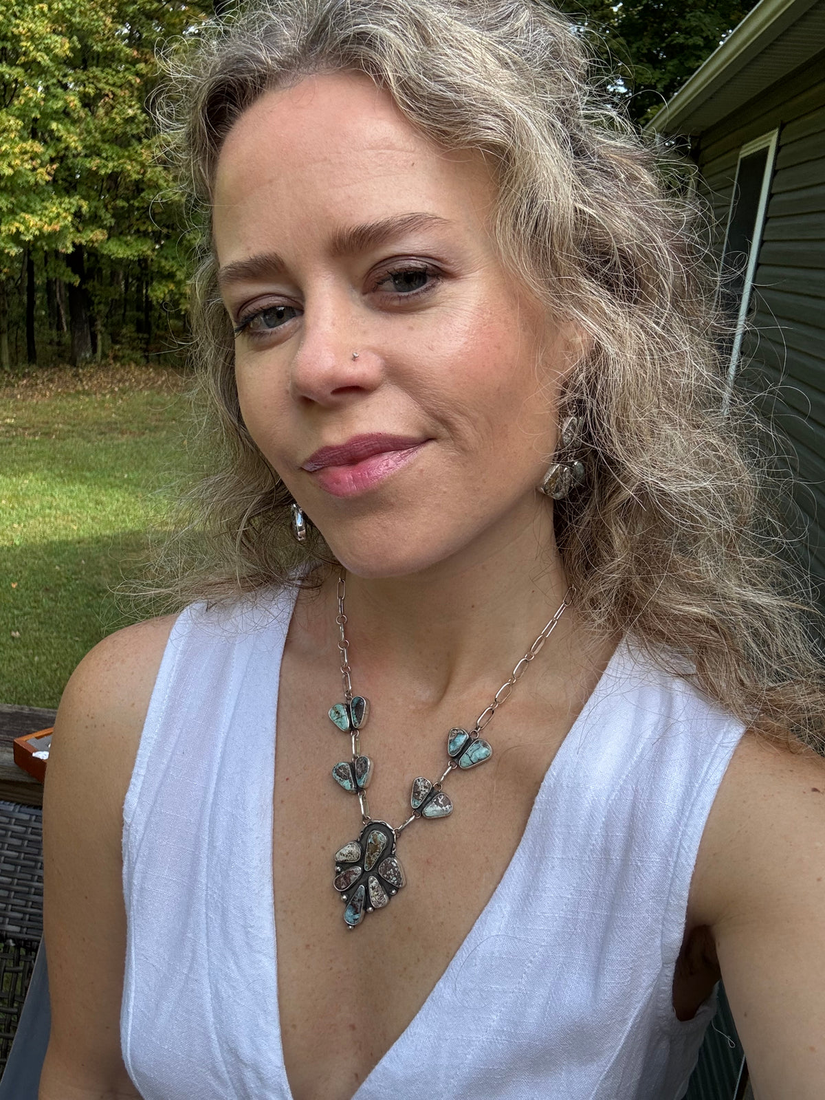 Dry Creek Turquoise Statement Necklace